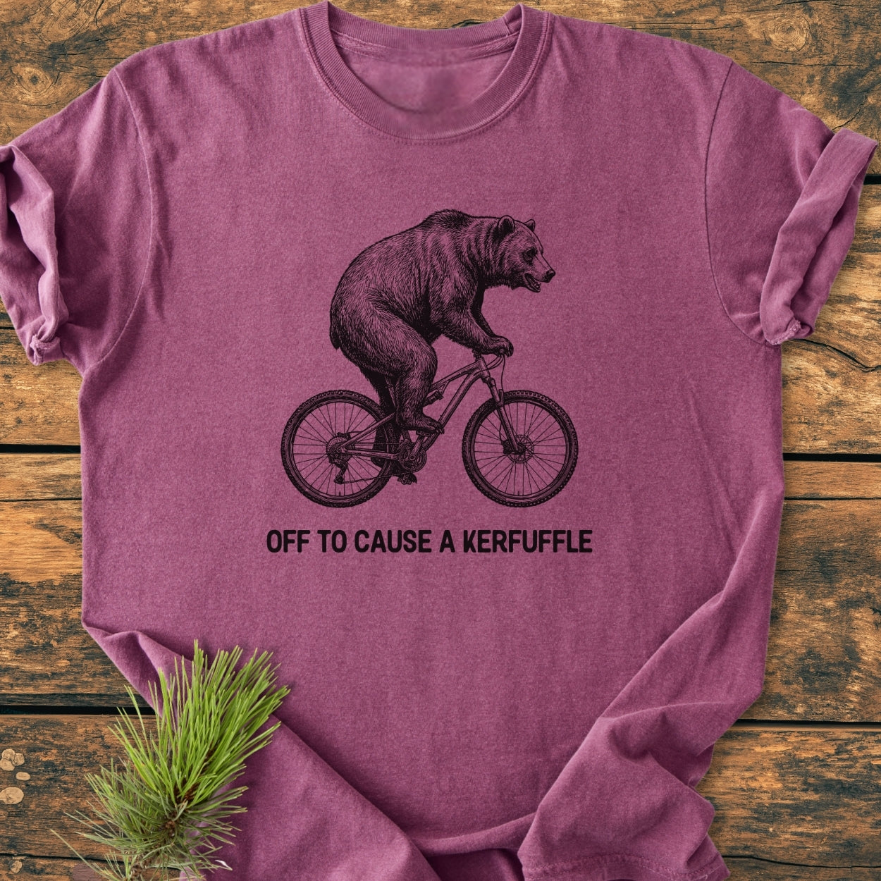 Off To Cause A Kerfuffle - Vintage Wash Tee