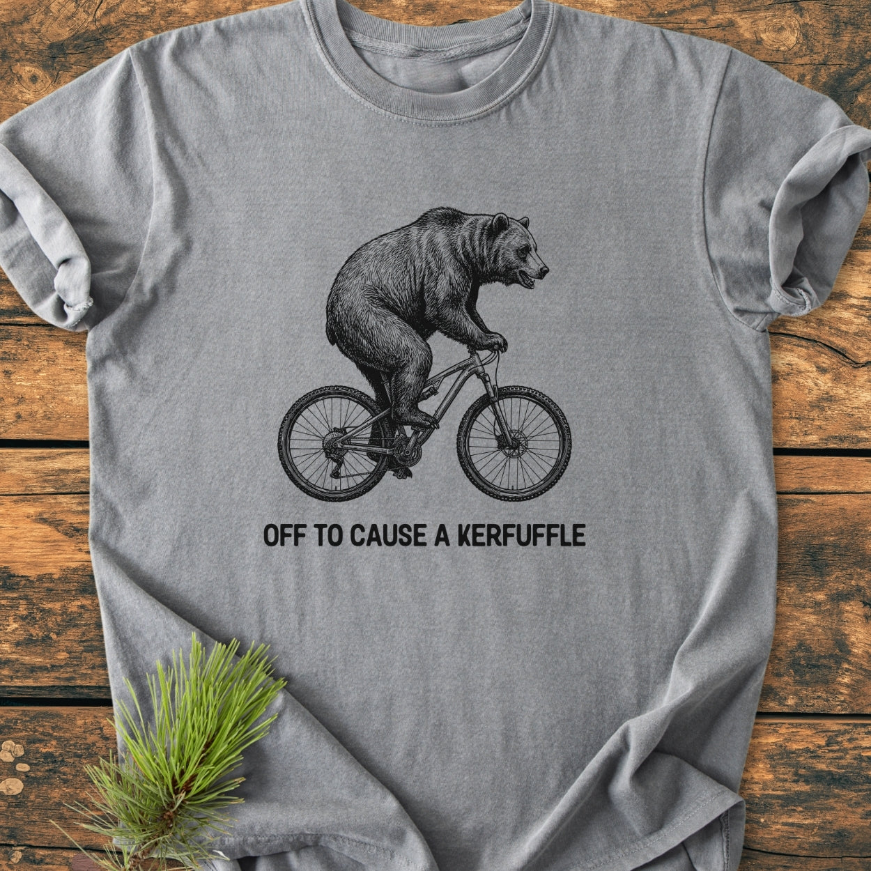 Off To Cause A Kerfuffle - Vintage Wash Tee