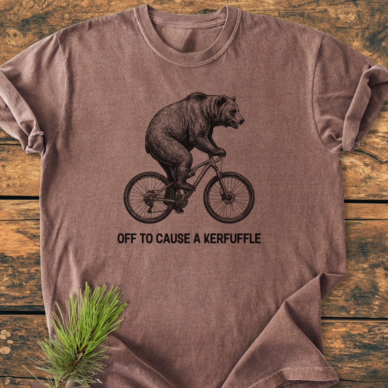 Off To Cause A Kerfuffle - Vintage Wash Tee