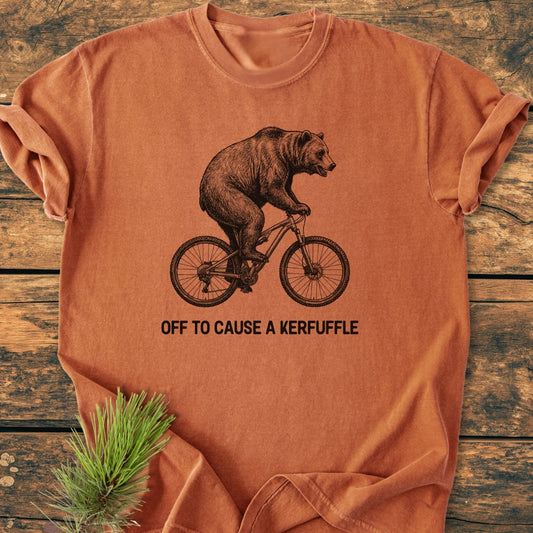 Off To Cause A Kerfuffle - Vintage Wash Tee