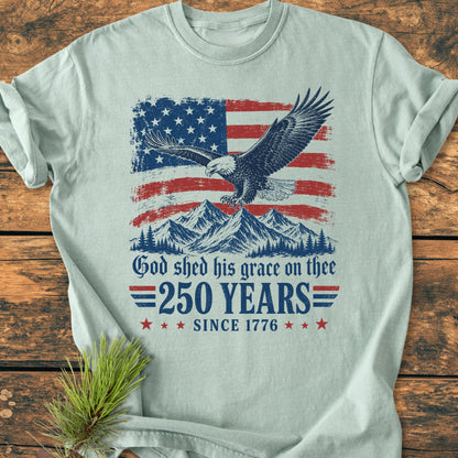 God Shed His Grace - 250 Years - Vintage Wash Tee