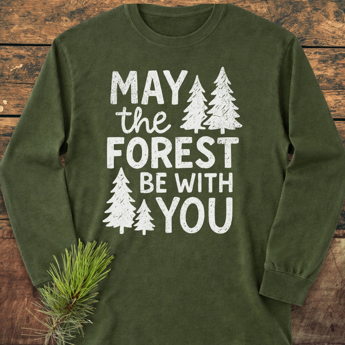 May The Forest Be With You Long-Sleeve Tee
