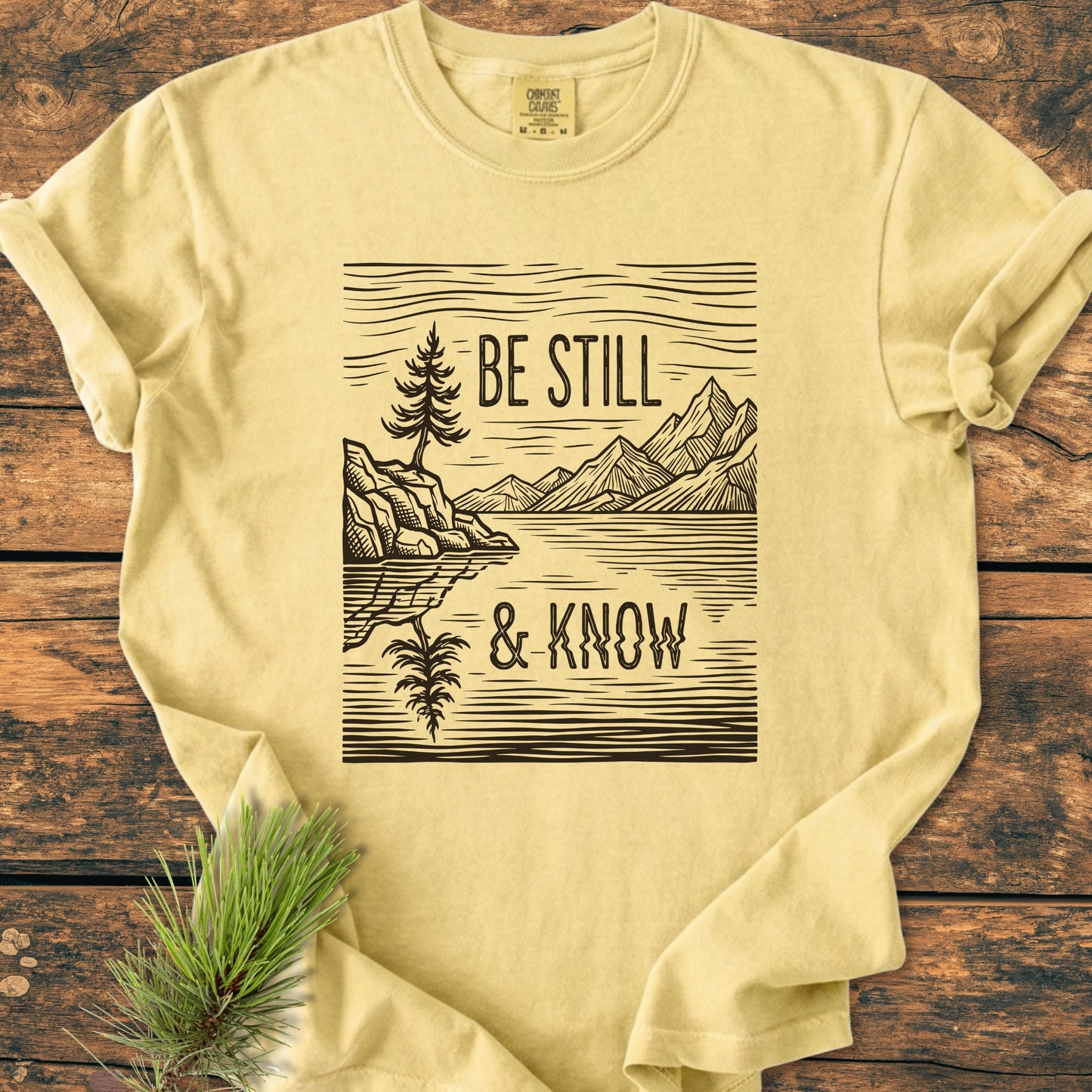 Be Still & Know - Vintage Wash Tee