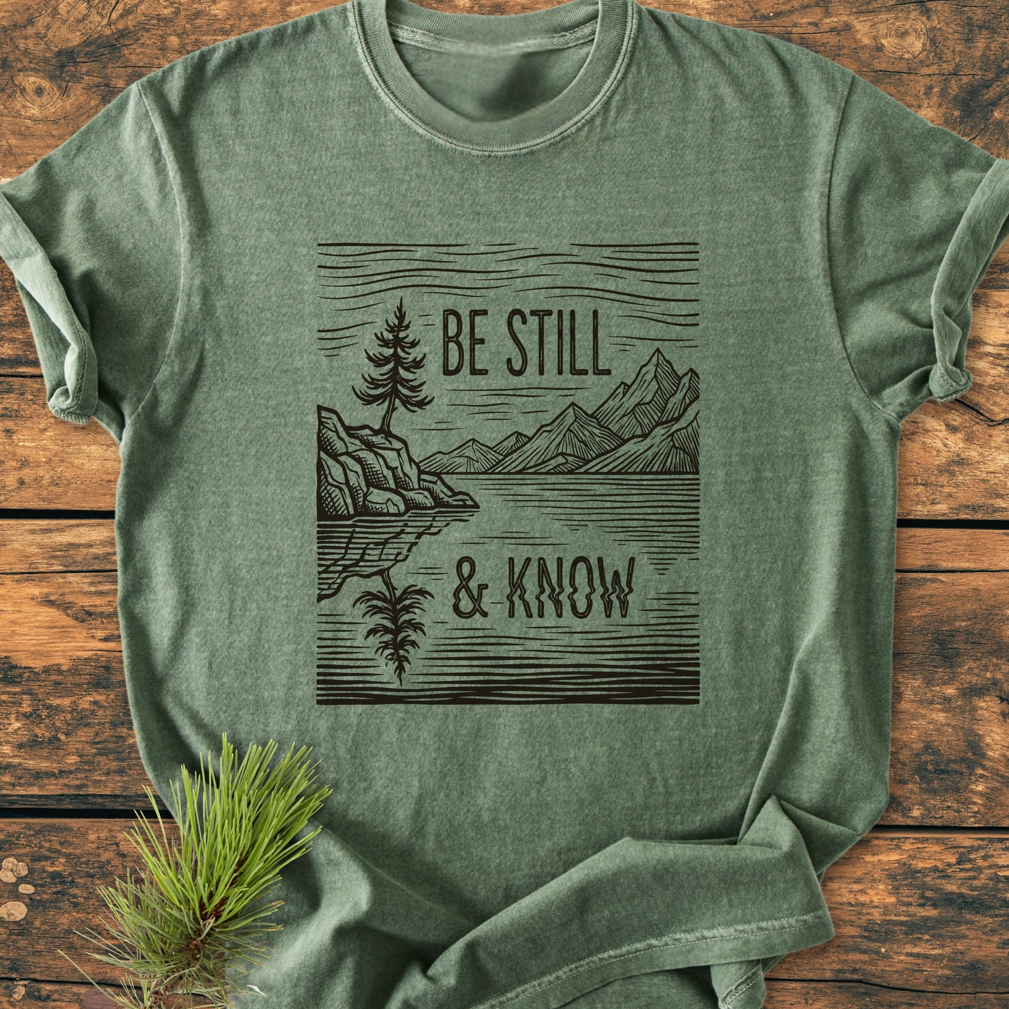 Be Still & Know - Vintage Wash Tee