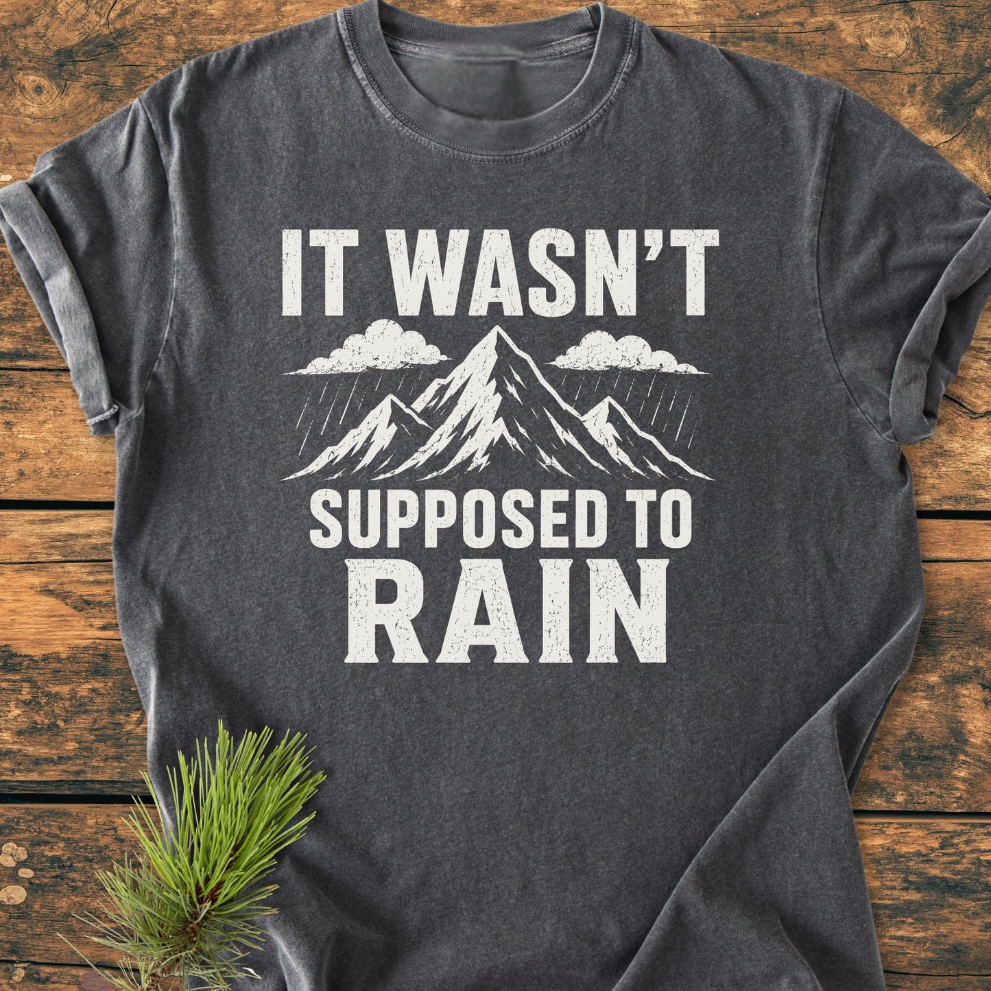It Wasn't Supposed To Rain - Vintage Wash Tee