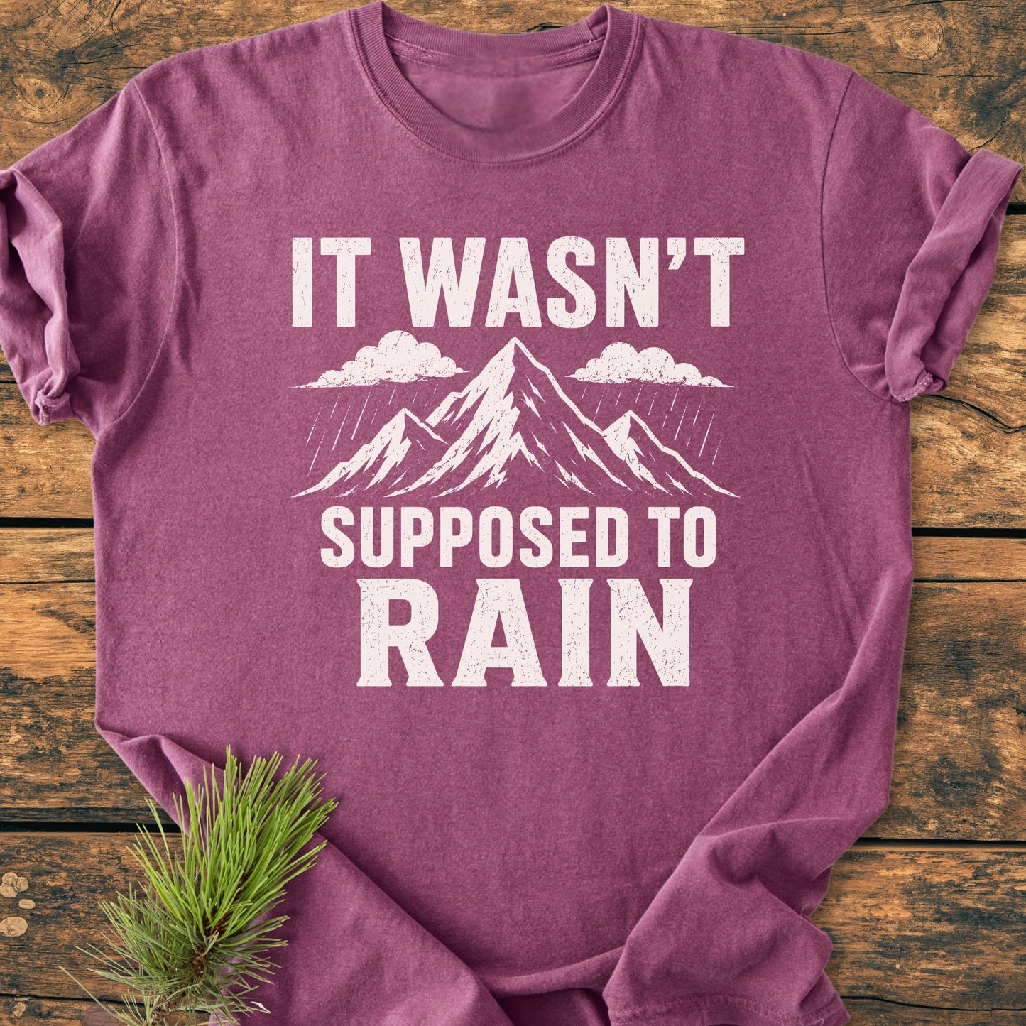 It Wasn't Supposed To Rain - Vintage Wash Tee