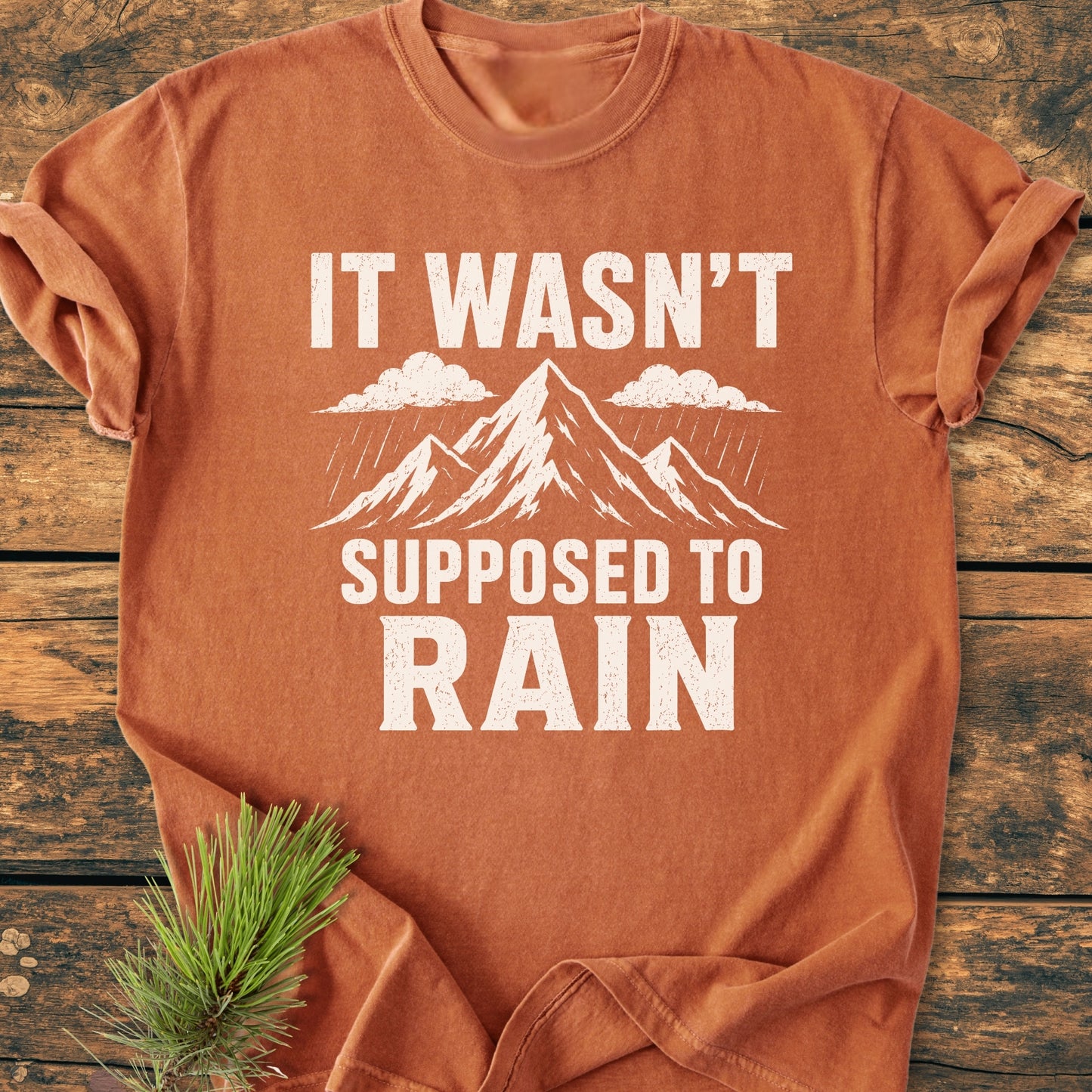It Wasn't Supposed To Rain - Vintage Wash Tee