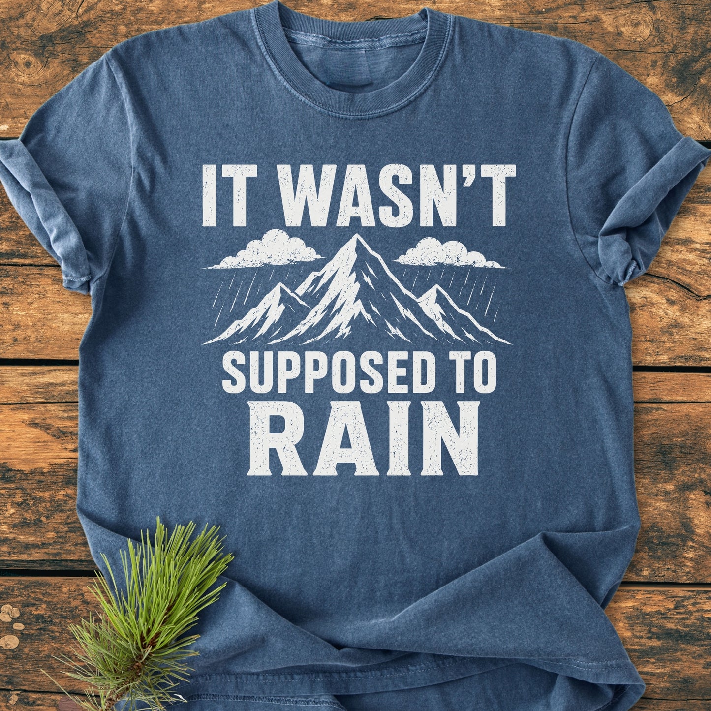 It Wasn't Supposed To Rain - Vintage Wash Tee