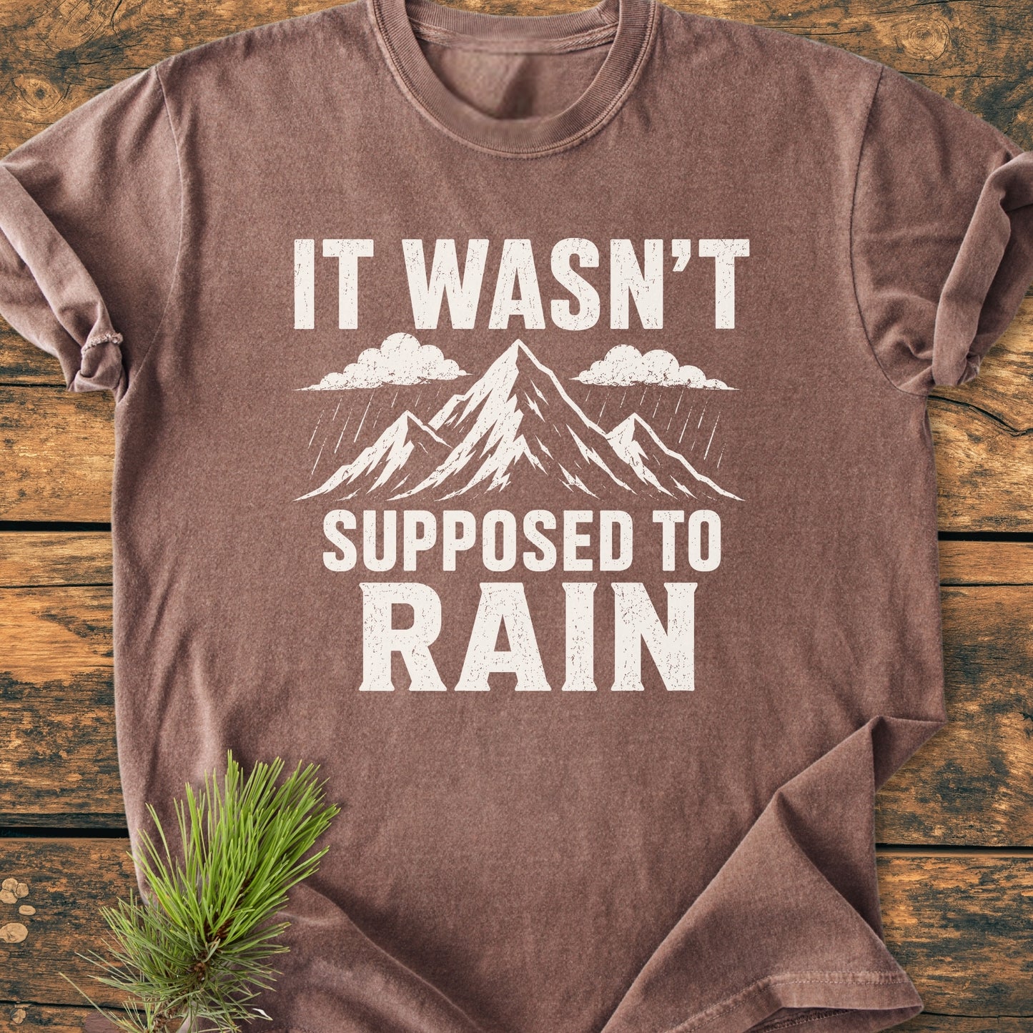 It Wasn't Supposed To Rain - Vintage Wash Tee