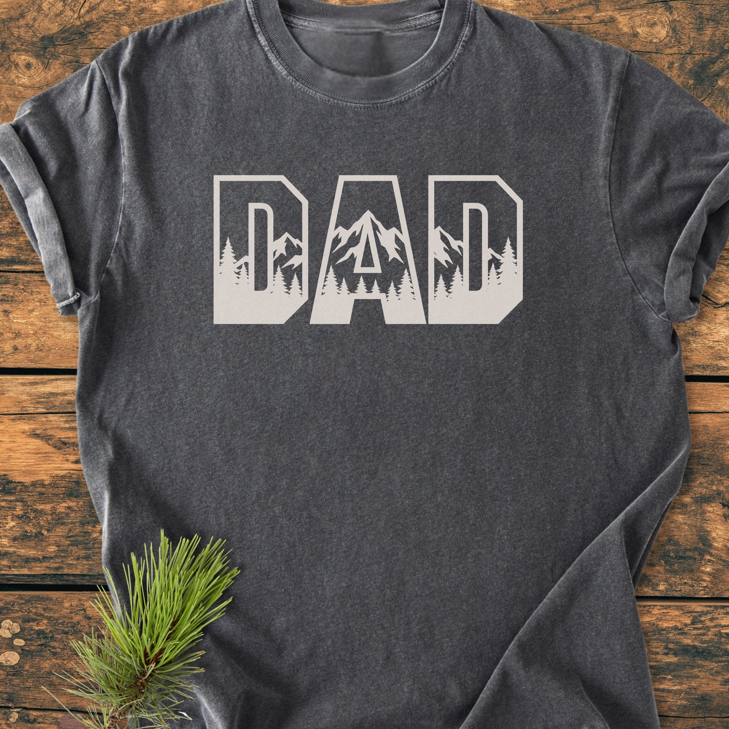 Dad Mountains - Vintage Wash Tee
