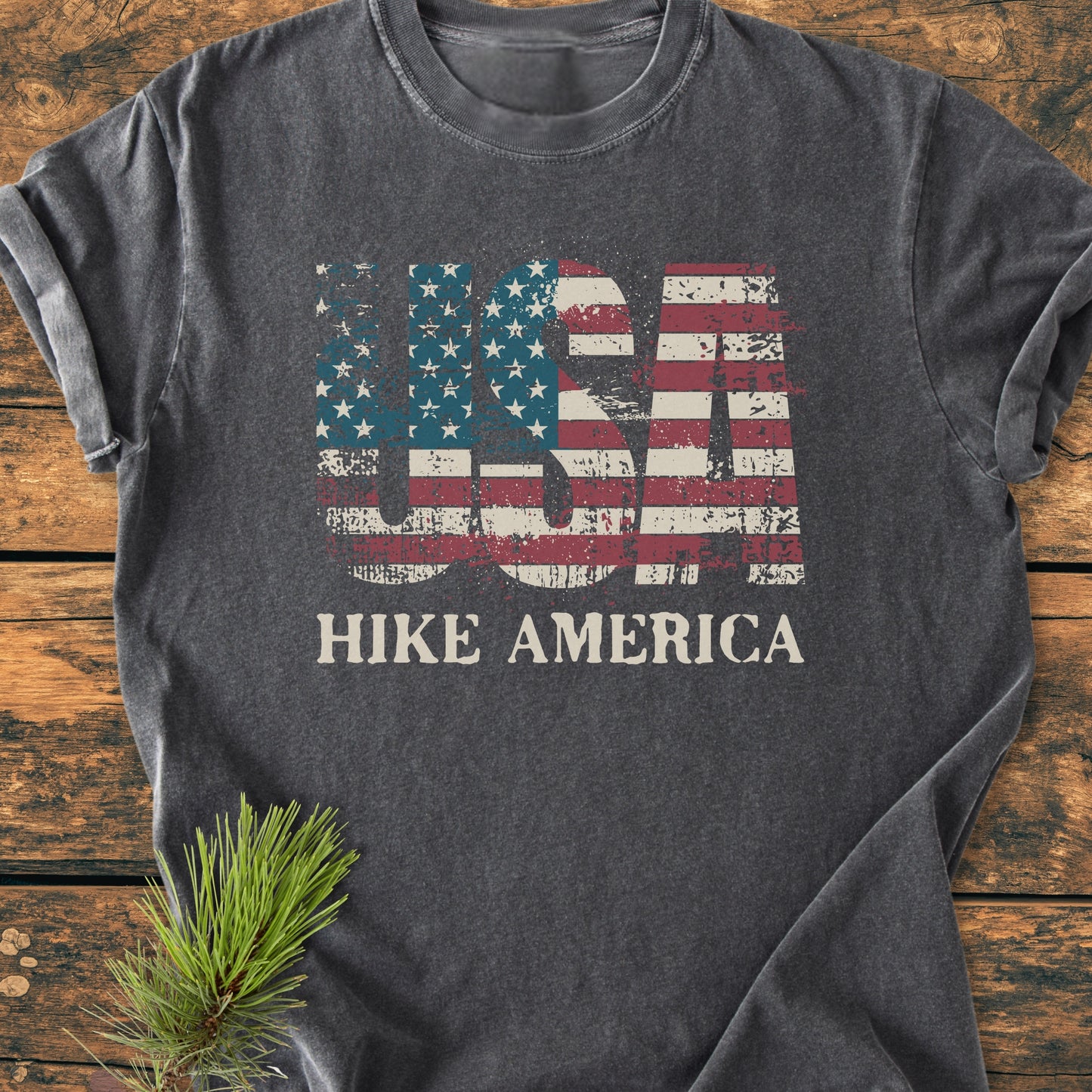 USA Hike America - Vintage Wash Tee