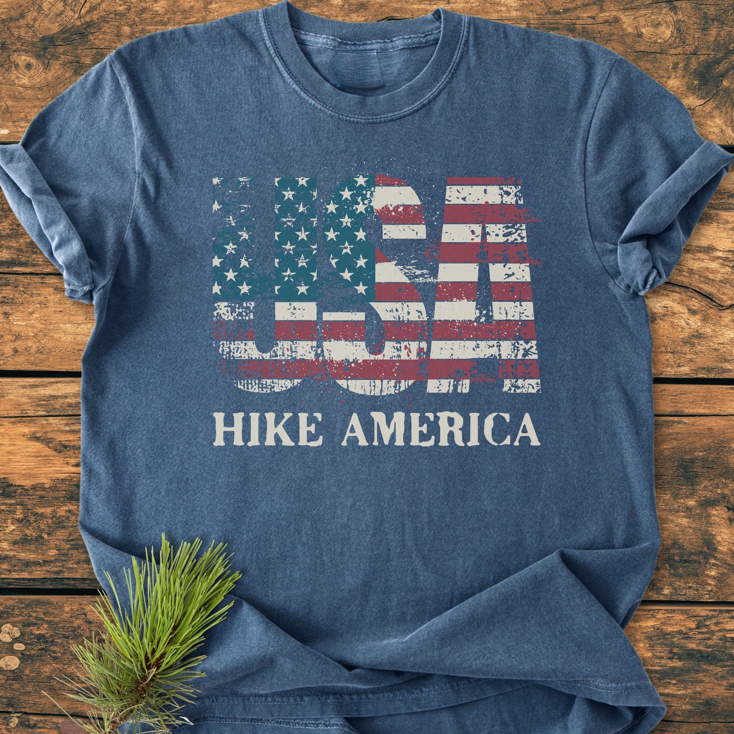 USA Hike America - Vintage Wash Tee