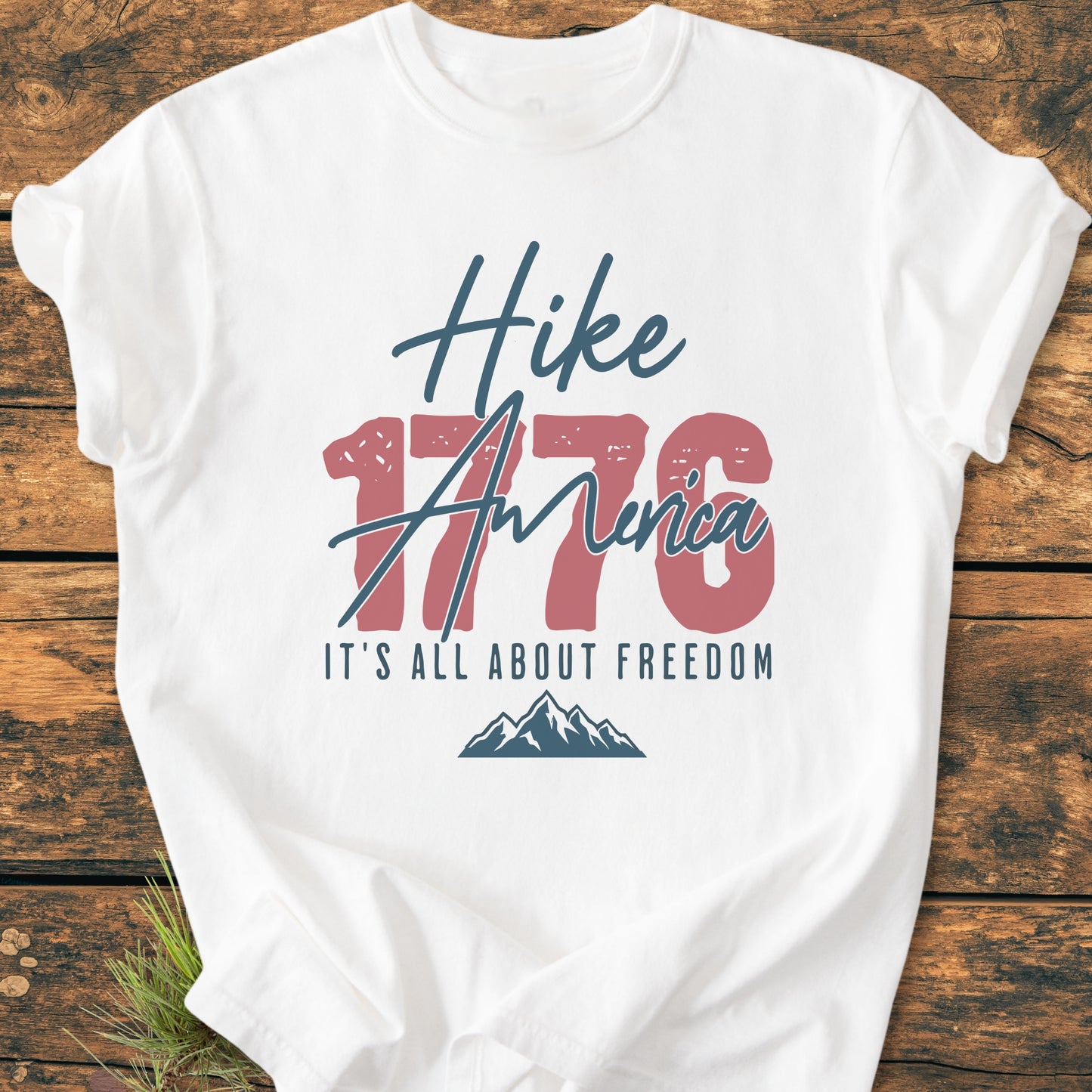 Hike America All About Freedom - Vintage Wash Tee