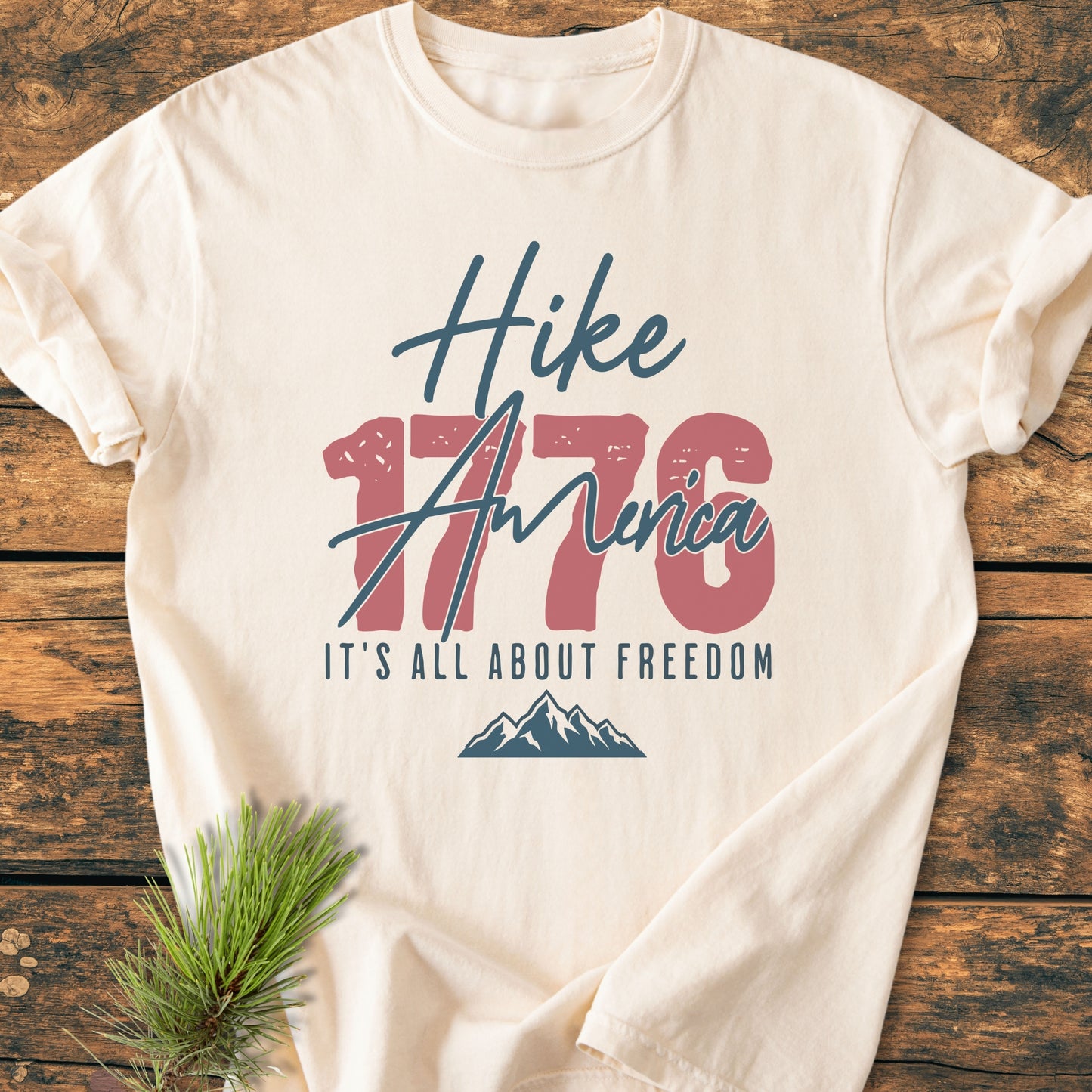 Hike America All About Freedom - Vintage Wash Tee