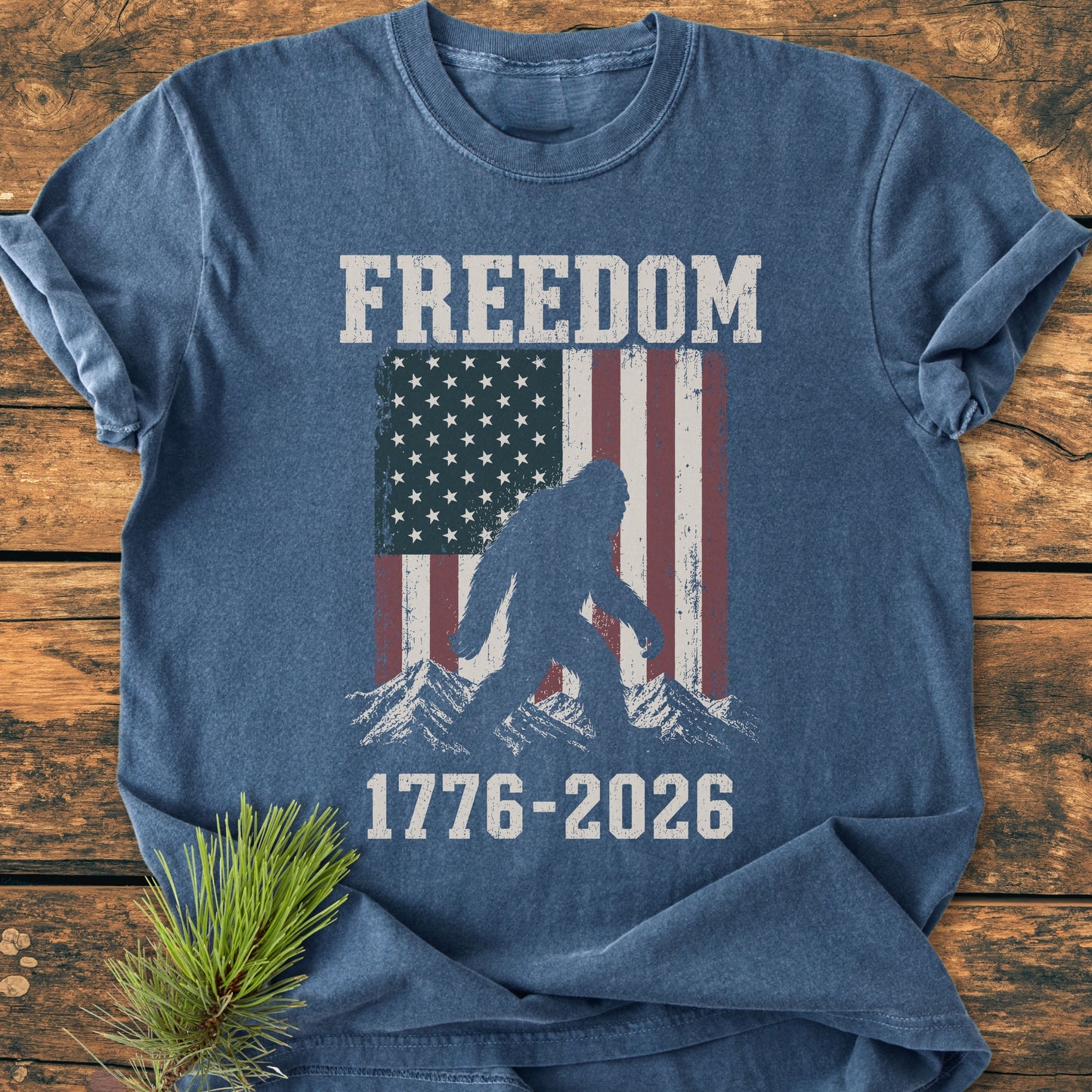 Freedom Bigfoot - Premium Vintage Tee