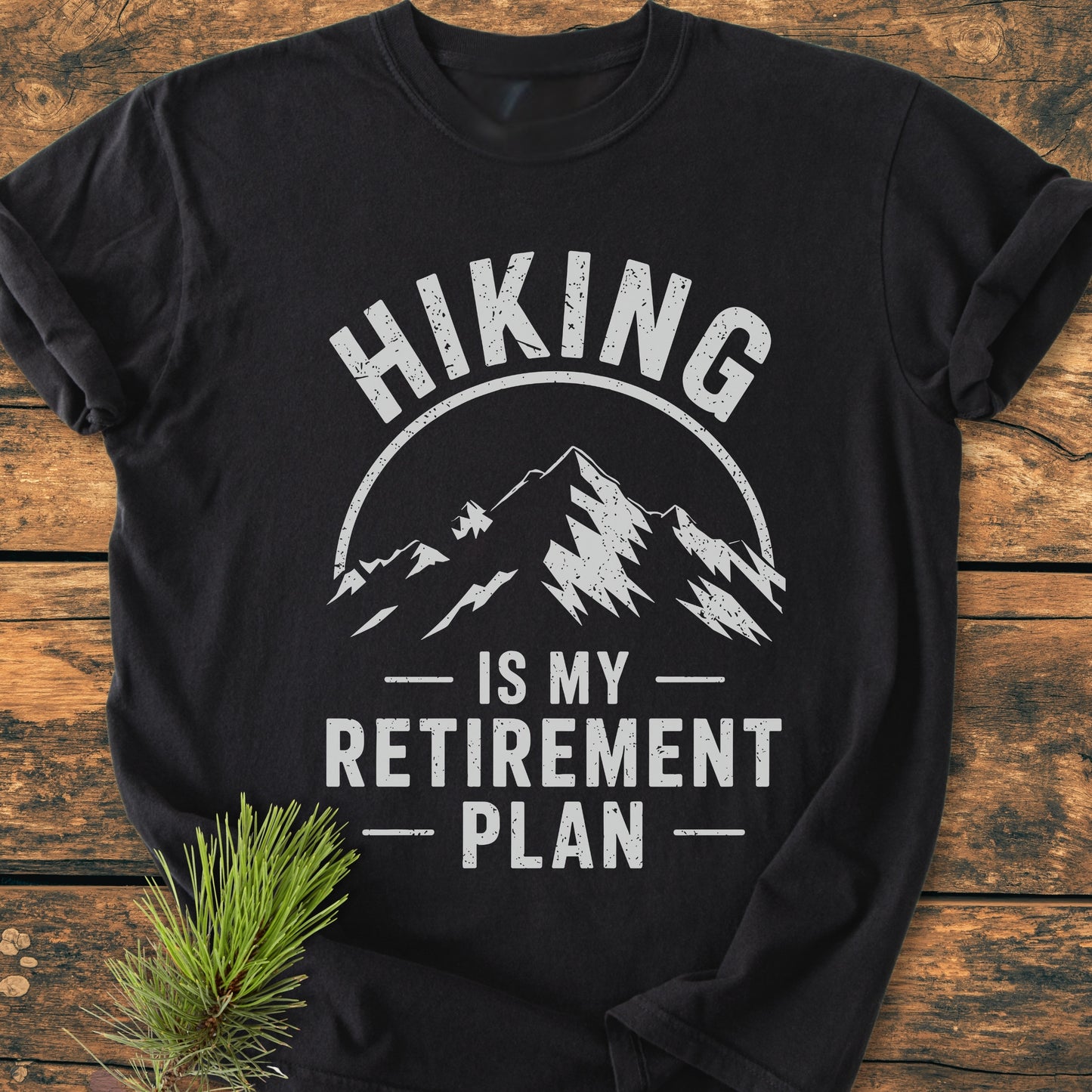 Hiking Retirement Plan - Vintage Wash Tee