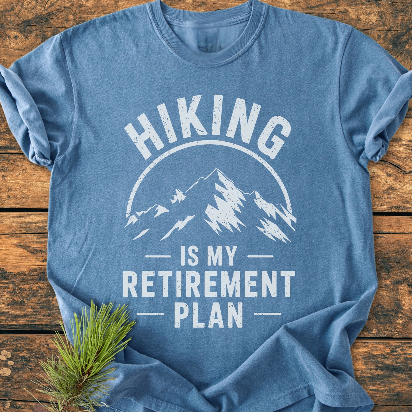 Hiking Retirement Plan - Vintage Wash Tee