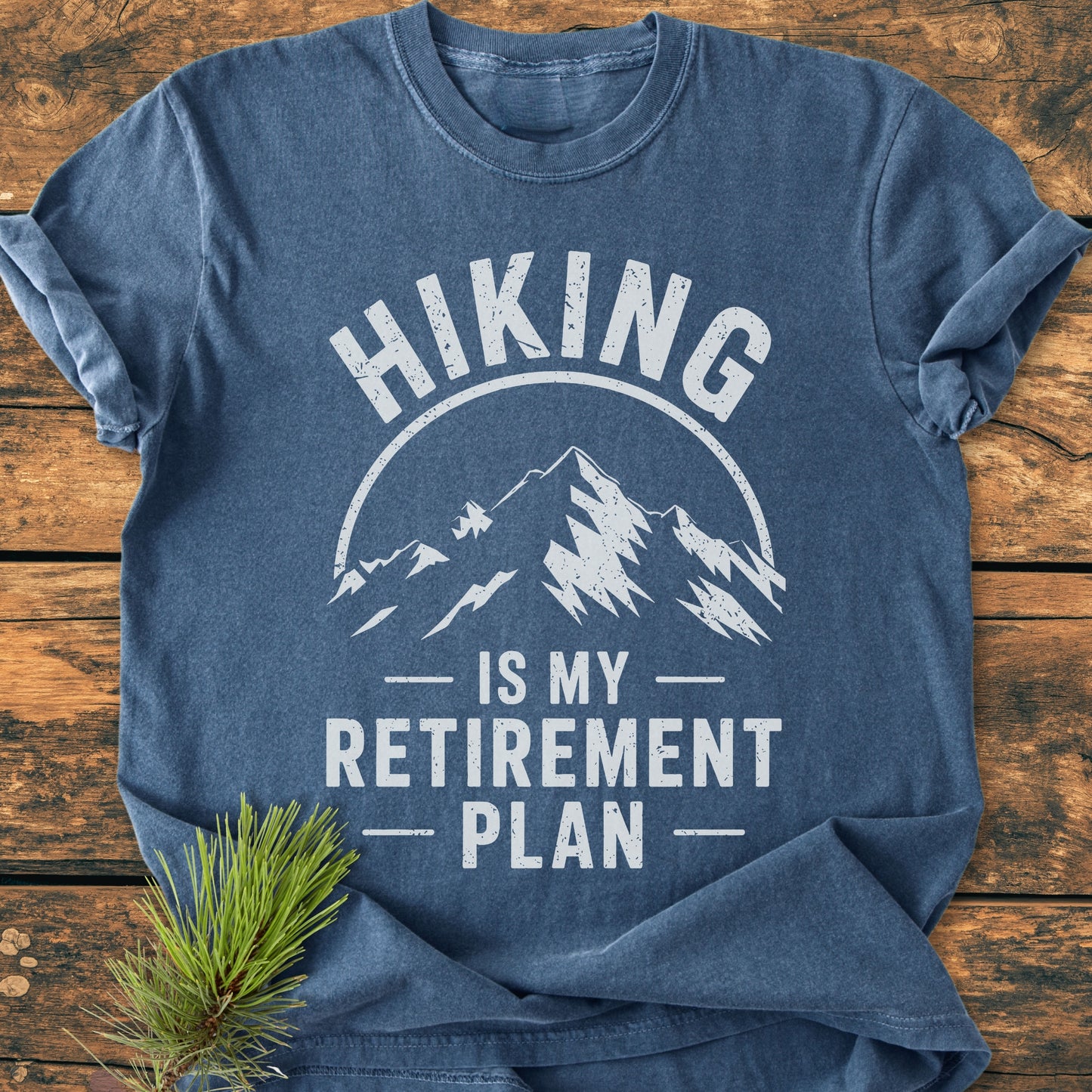 Hiking Retirement Plan - Vintage Wash Tee