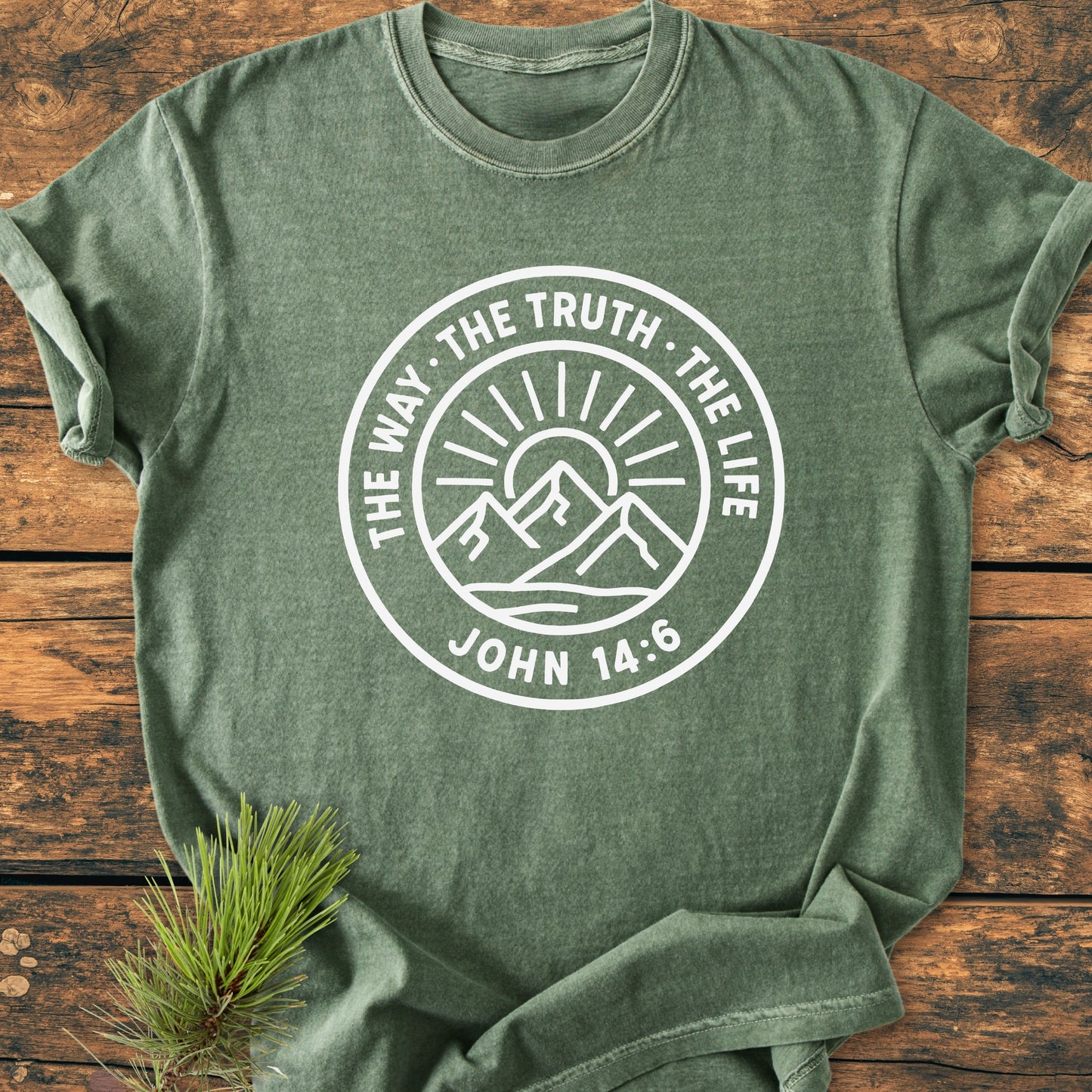 The Way, The Truth, The Life - Vintage Wash Tee