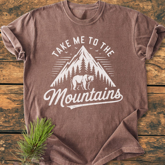 Take Me To The Mountains - Premium Vintage Tee