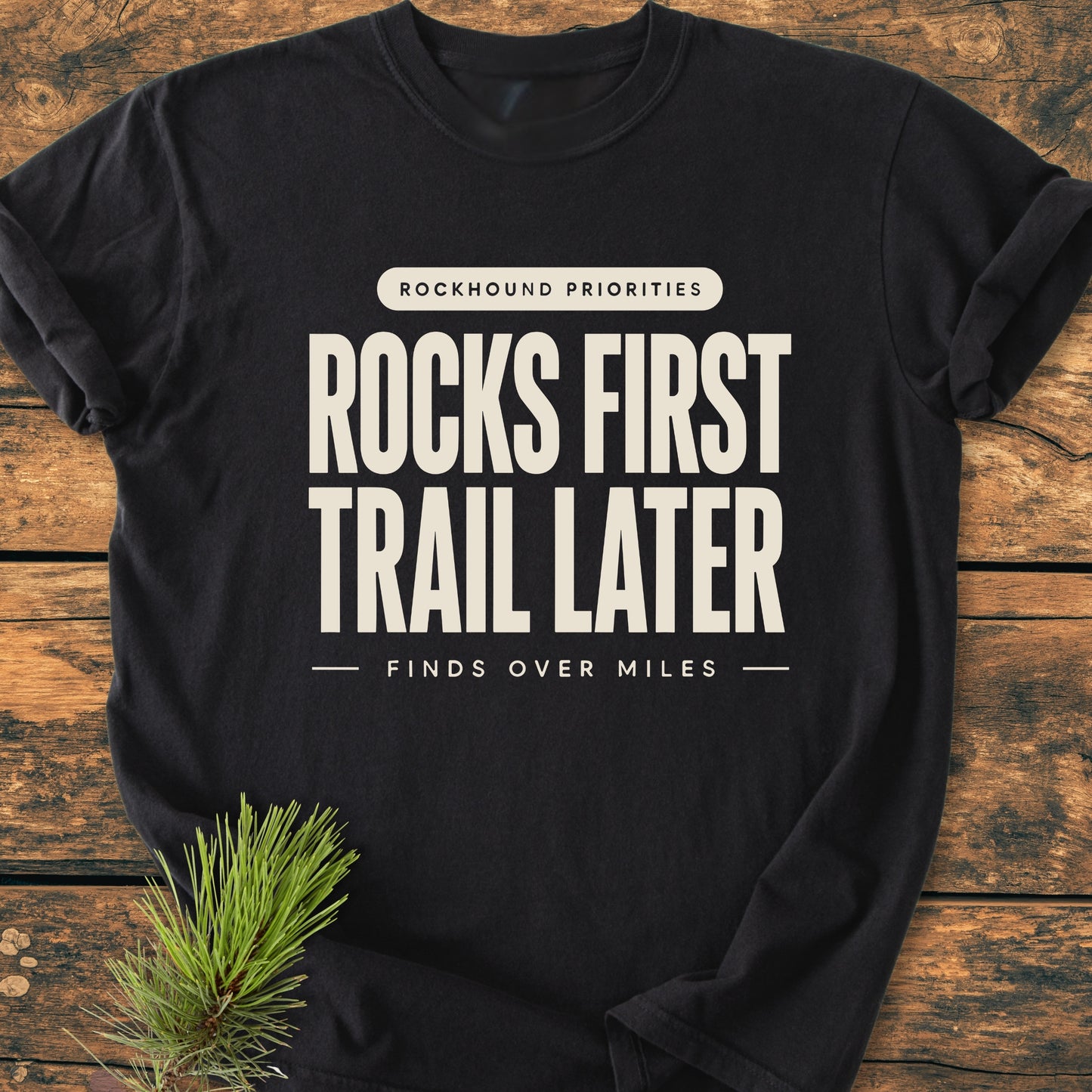 Rocks First - Vintage Wash Tee