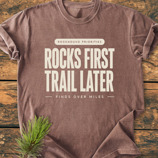 Rocks First - Vintage Wash Tee