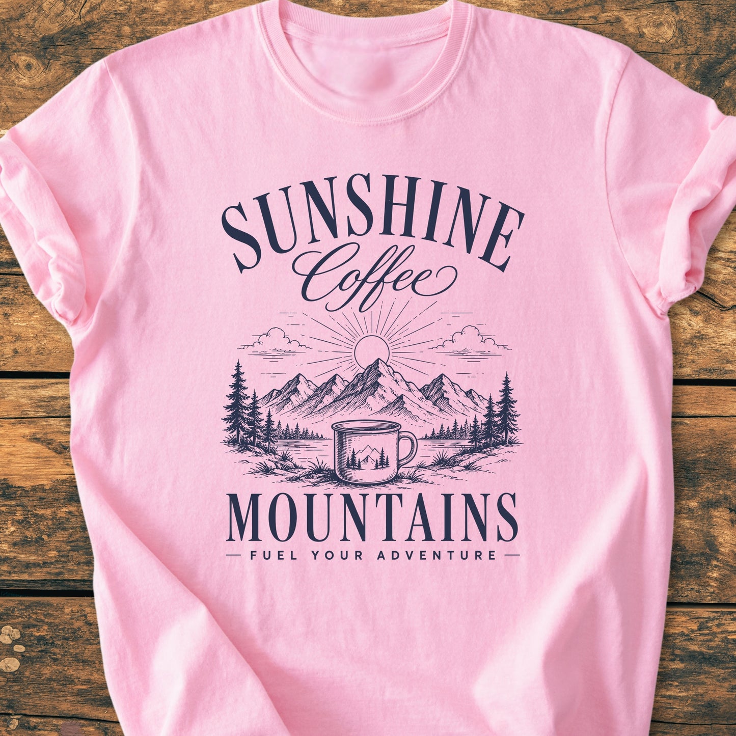 Sunshine Coffee Mountains - Premium Vintage Tee