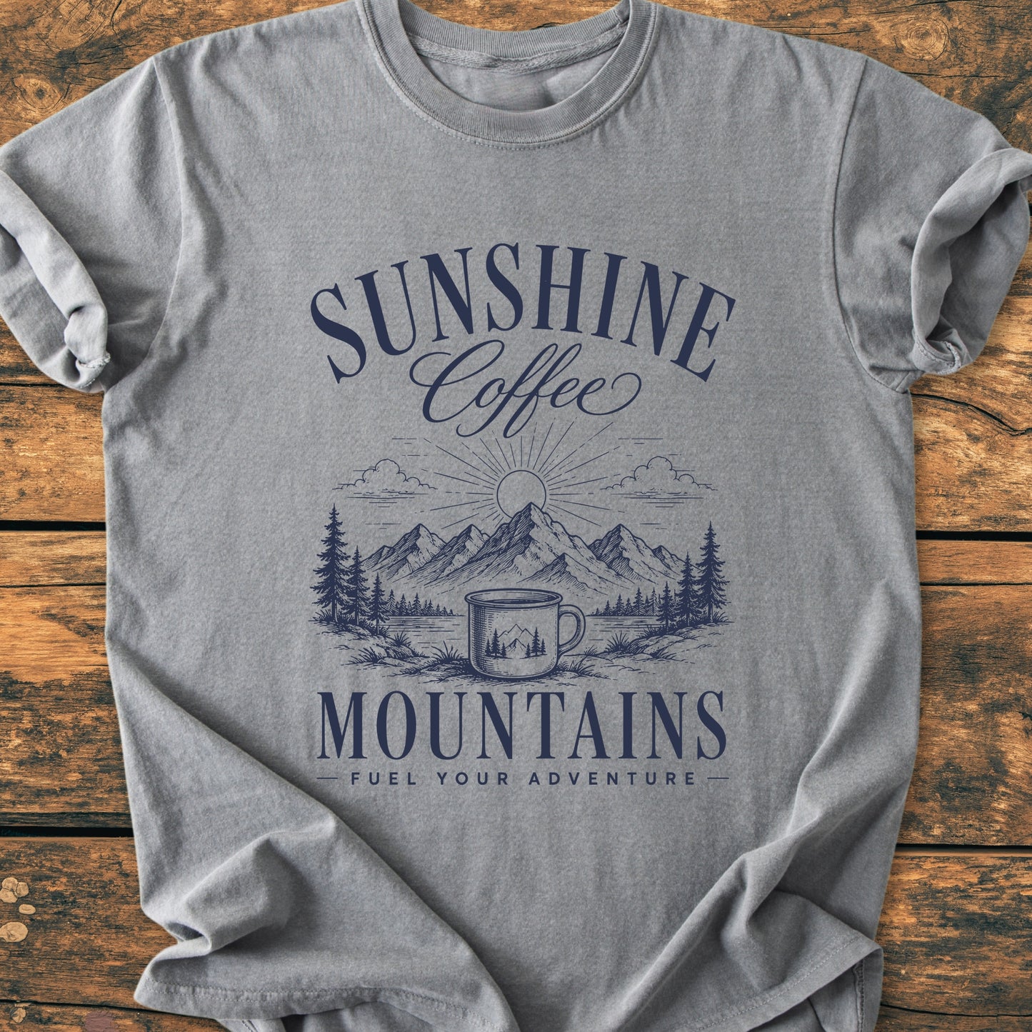 Sunshine Coffee Mountains - Premium Vintage Tee