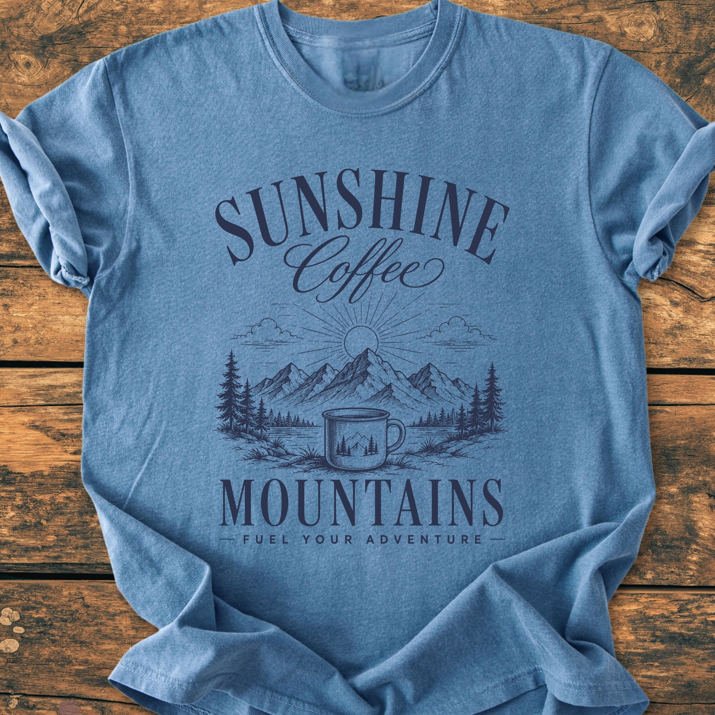 Sunshine Coffee Mountains - Premium Vintage Tee