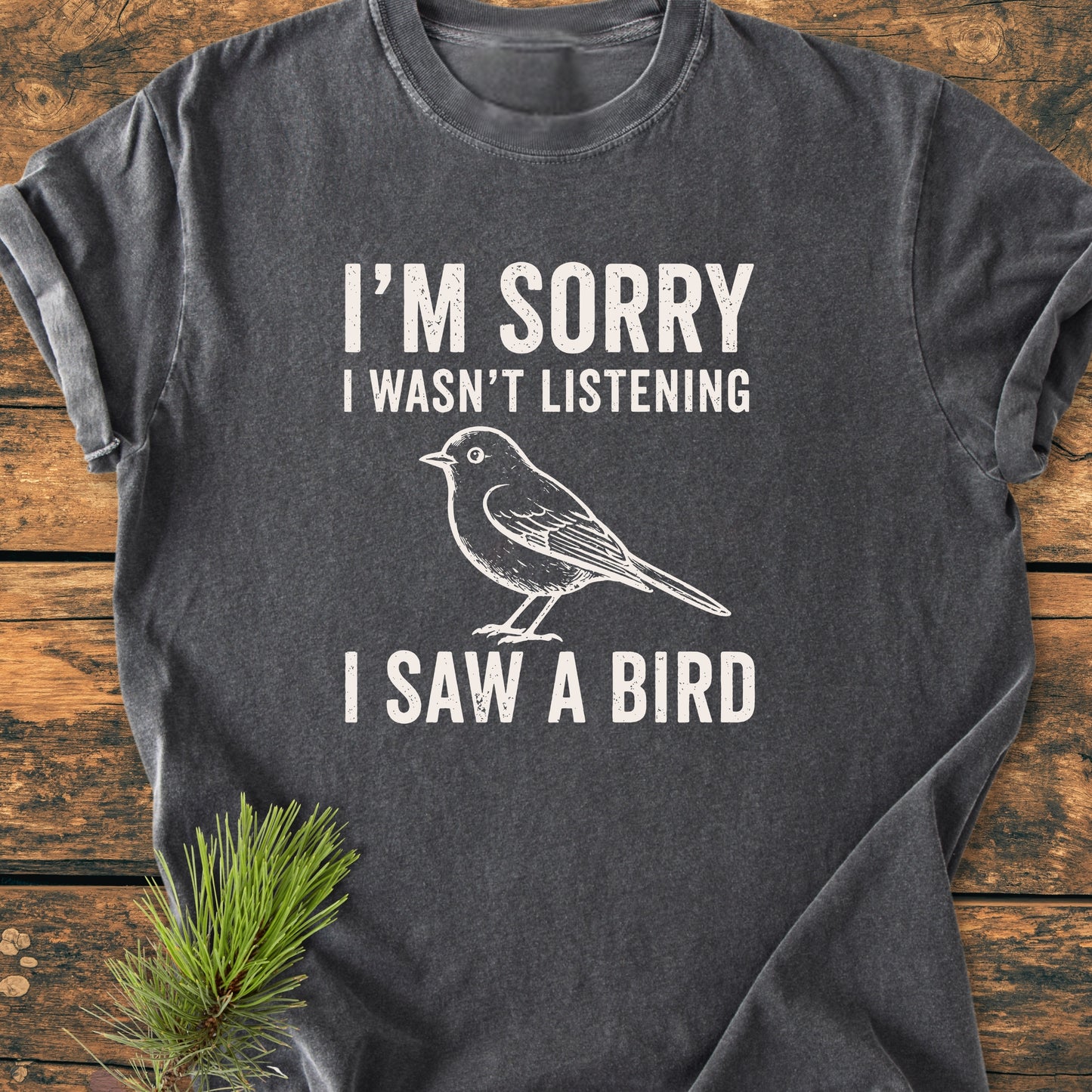 I Saw A Bird - Premium Vintage Tee