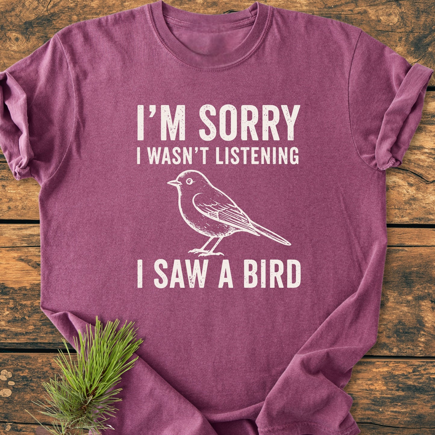 I Saw A Bird - Premium Vintage Tee
