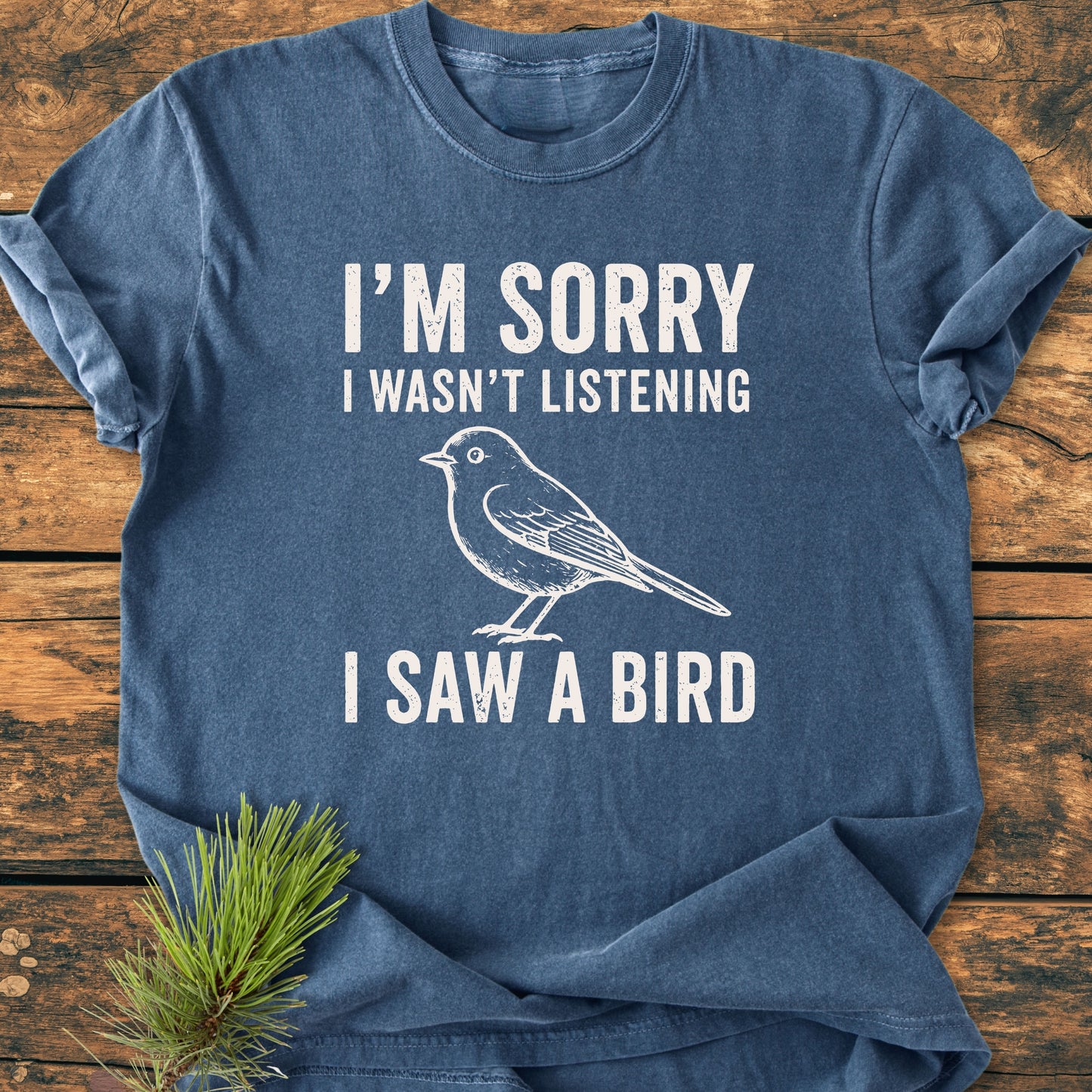 I Saw A Bird - Premium Vintage Tee
