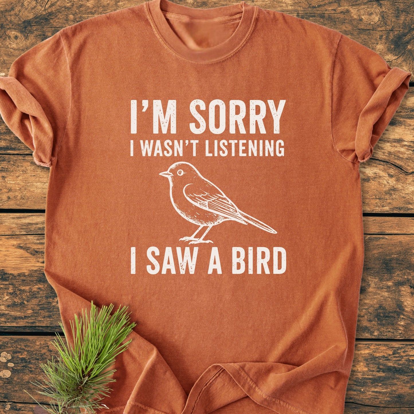 I Saw A Bird - Premium Vintage Tee