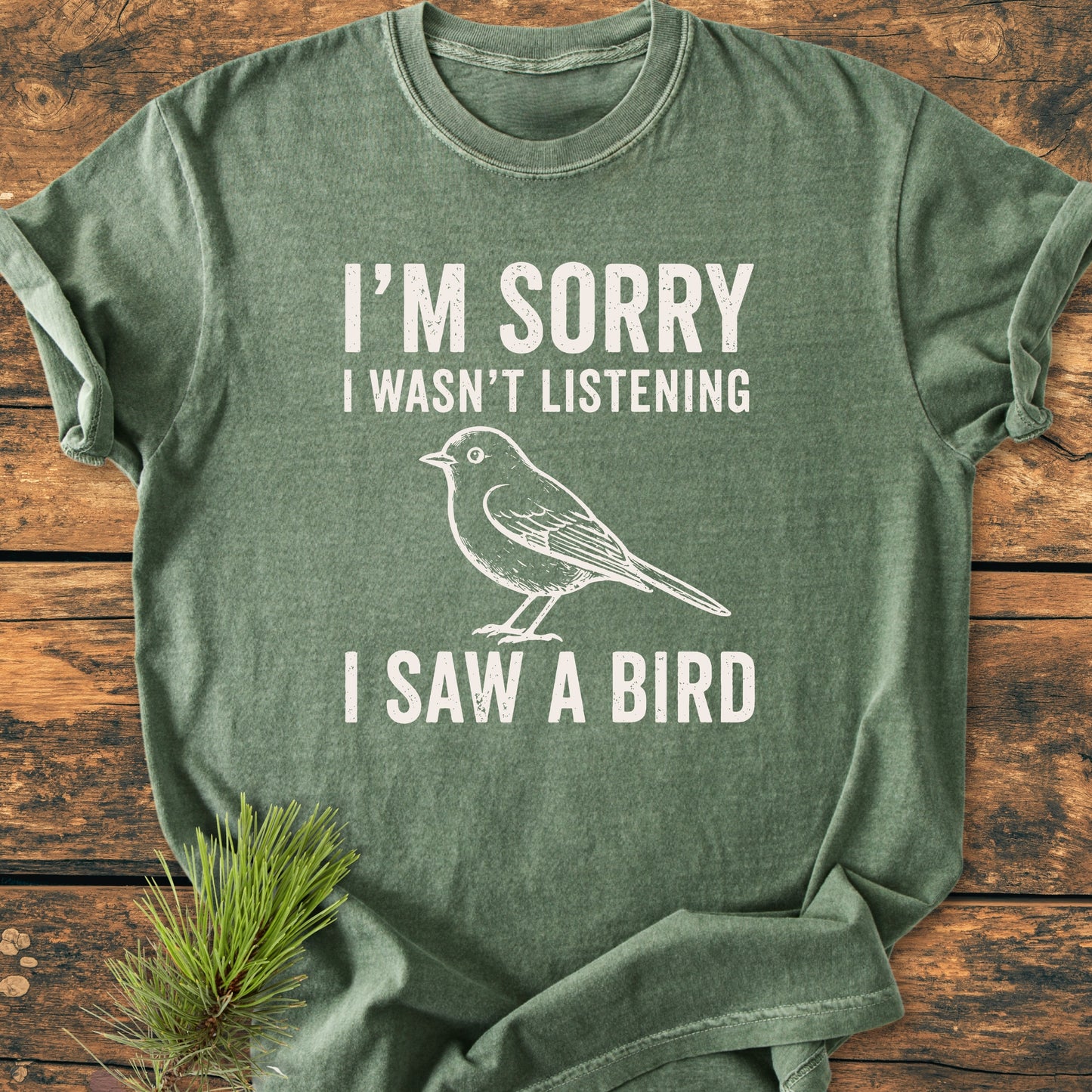 I Saw A Bird - Premium Vintage Tee