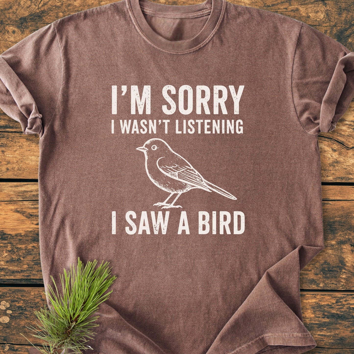 I Saw A Bird - Premium Vintage Tee