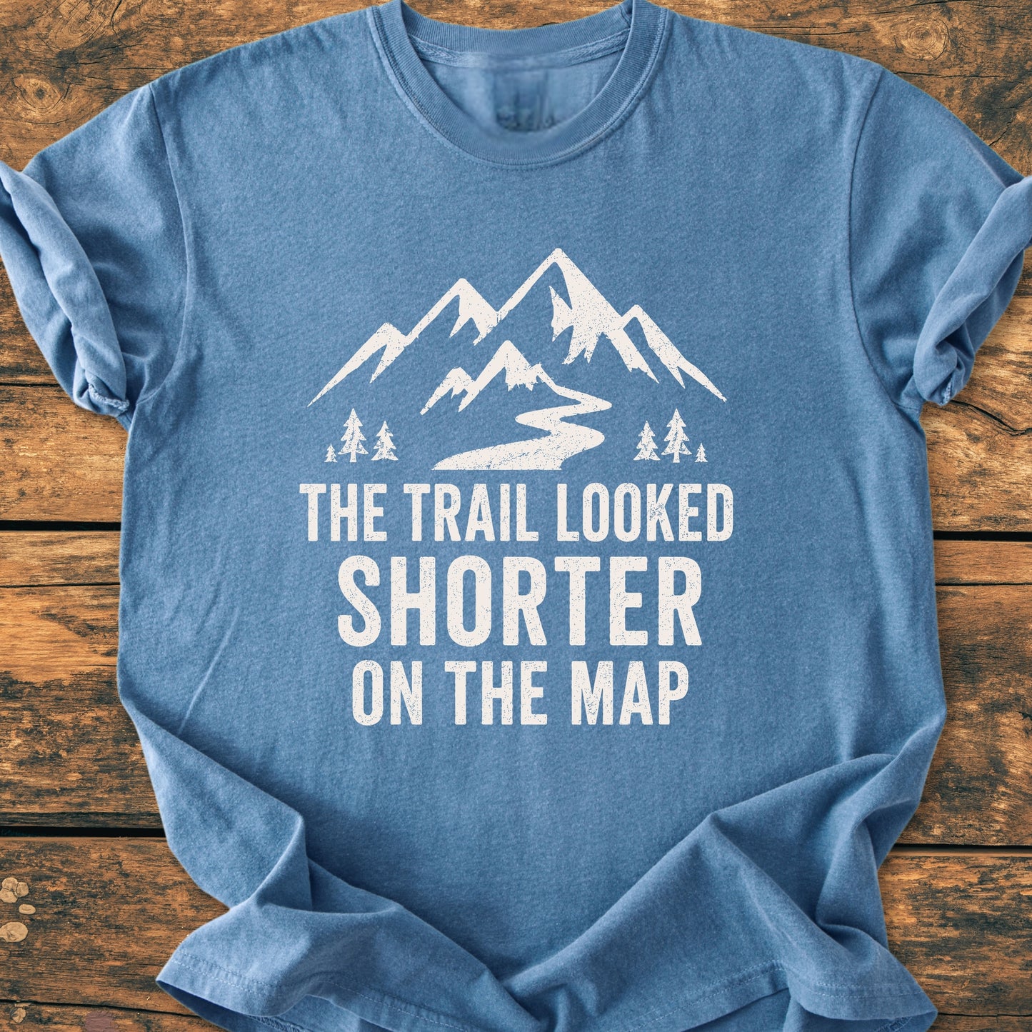 The Trail Looked Shorter - Premium Vintage Tee