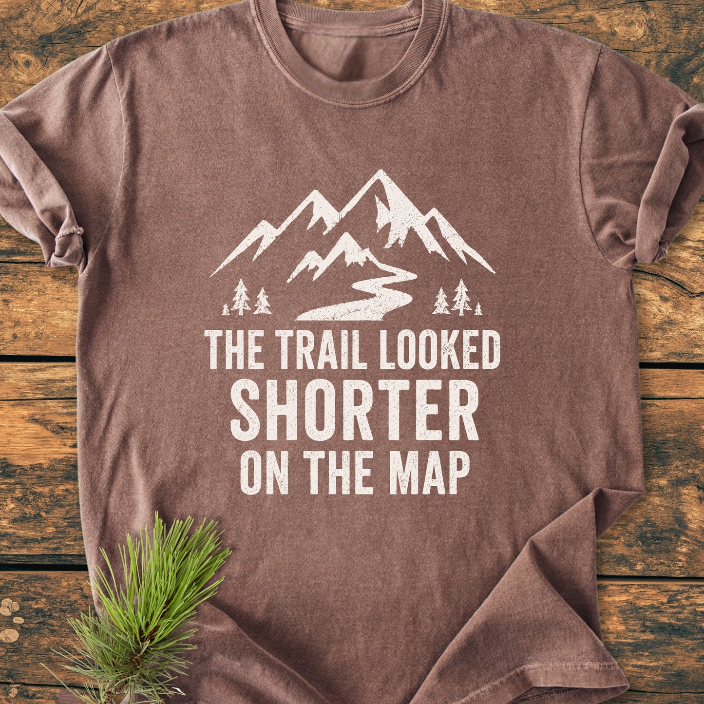 The Trail Looked Shorter - Premium Vintage Tee