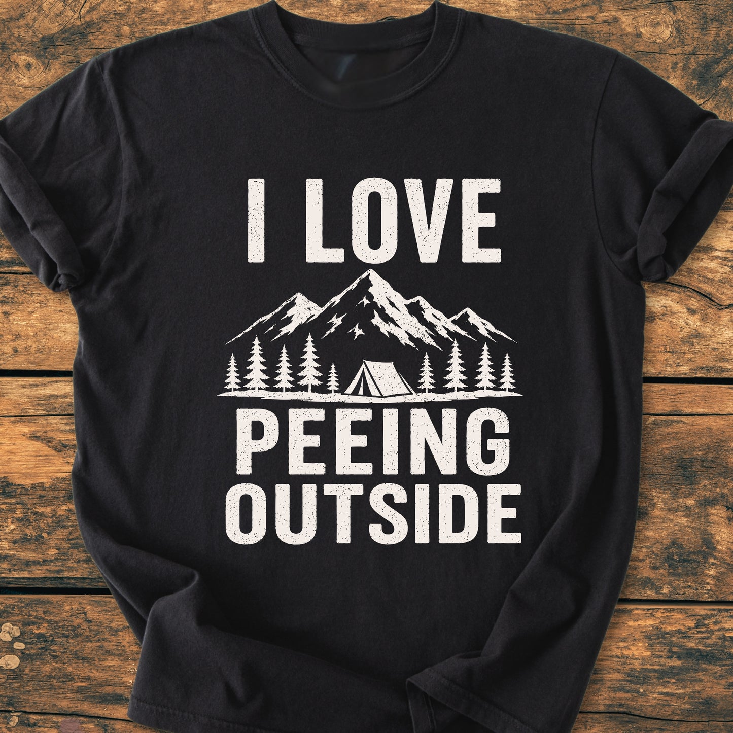 I Love Peeing Outside - Premium Vintage Tee