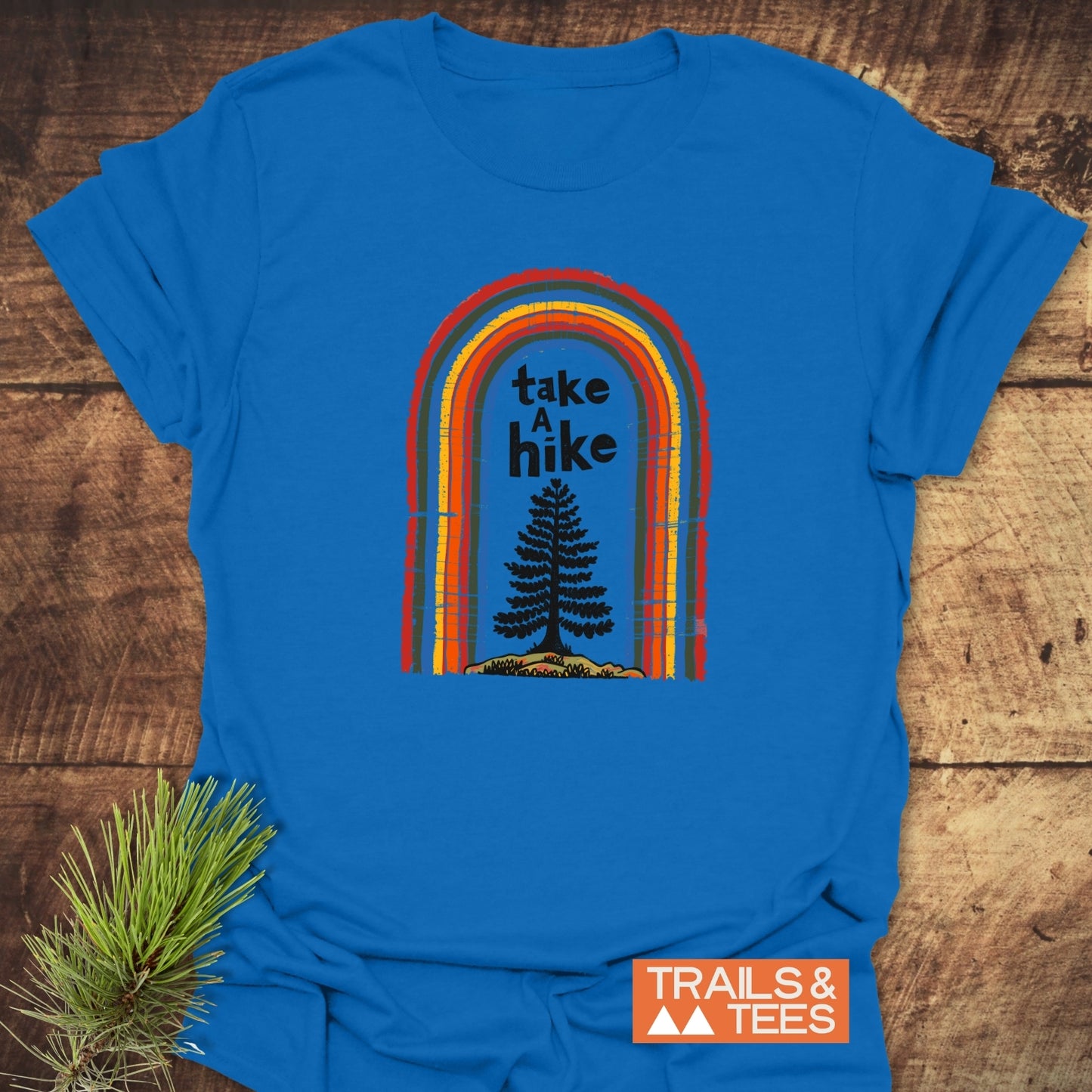 Take A Hike Rainbow Classic T-Shirt