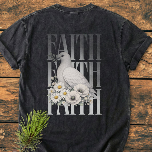 Faith BACK PRINT - Premium Vintage Tee