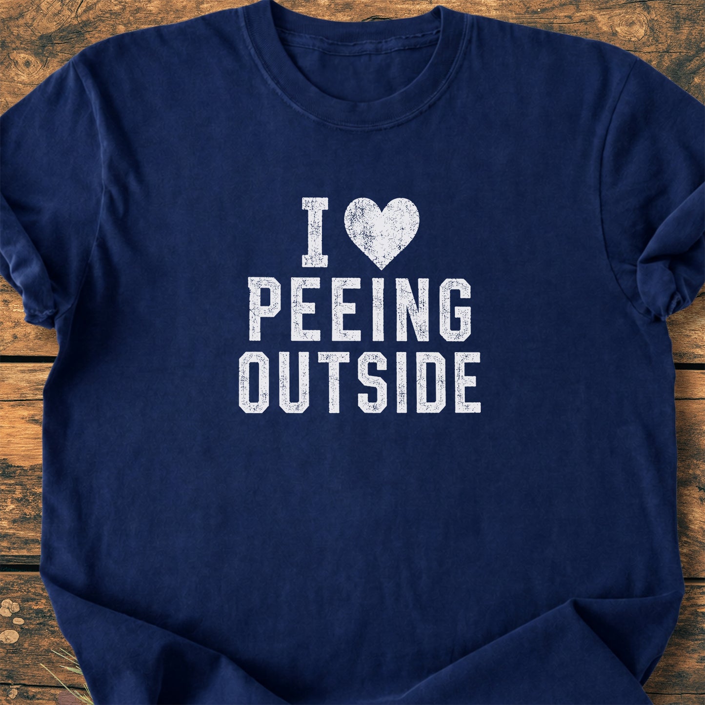 I Love Peeing Outside - Premium Vintage Tee