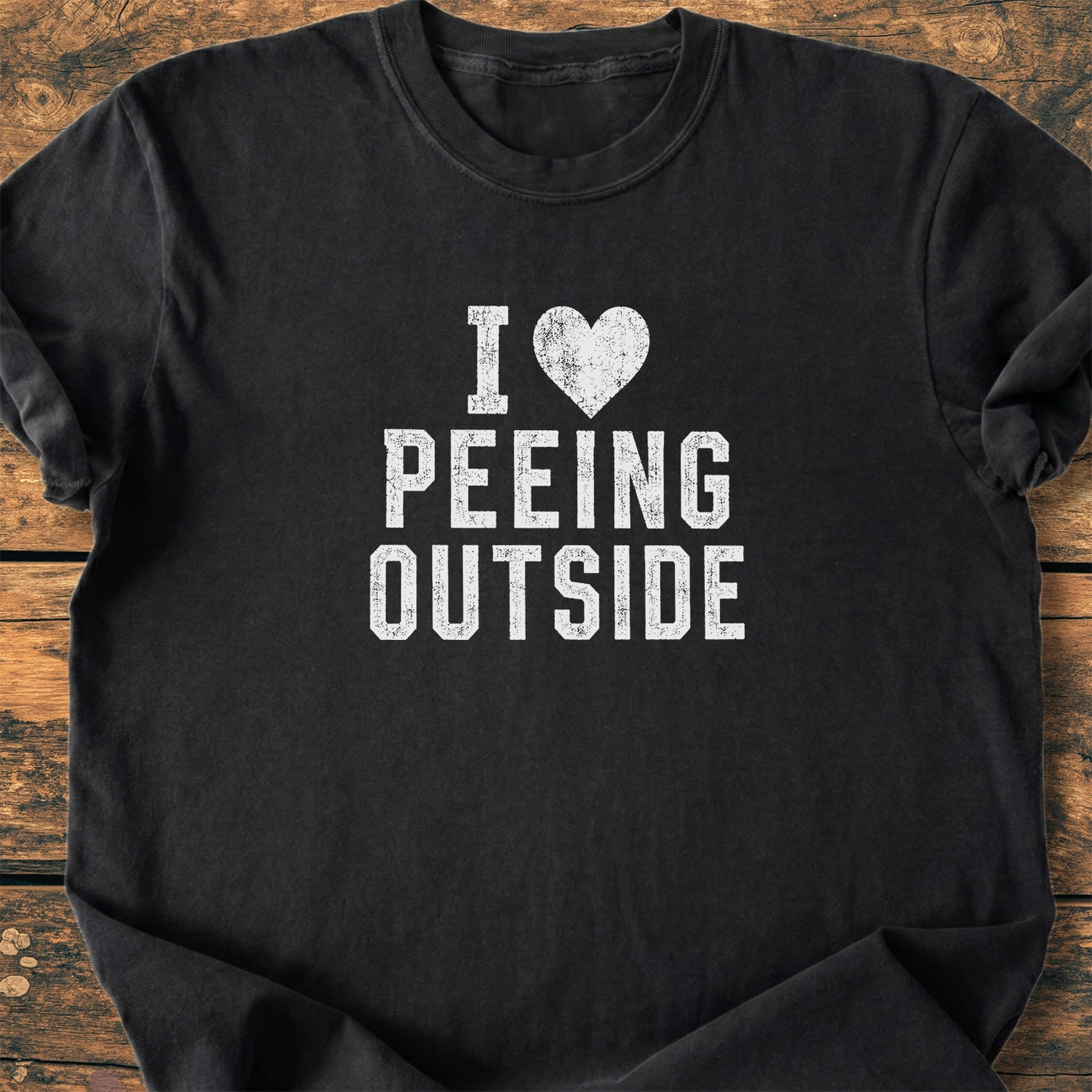 I Love Peeing Outside - Premium Vintage Tee