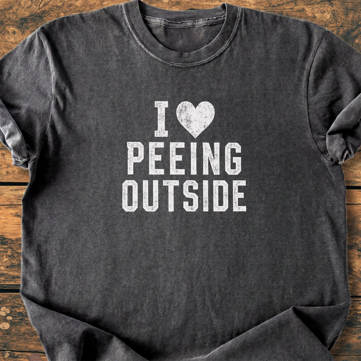 I Love Peeing Outside - Premium Vintage Tee