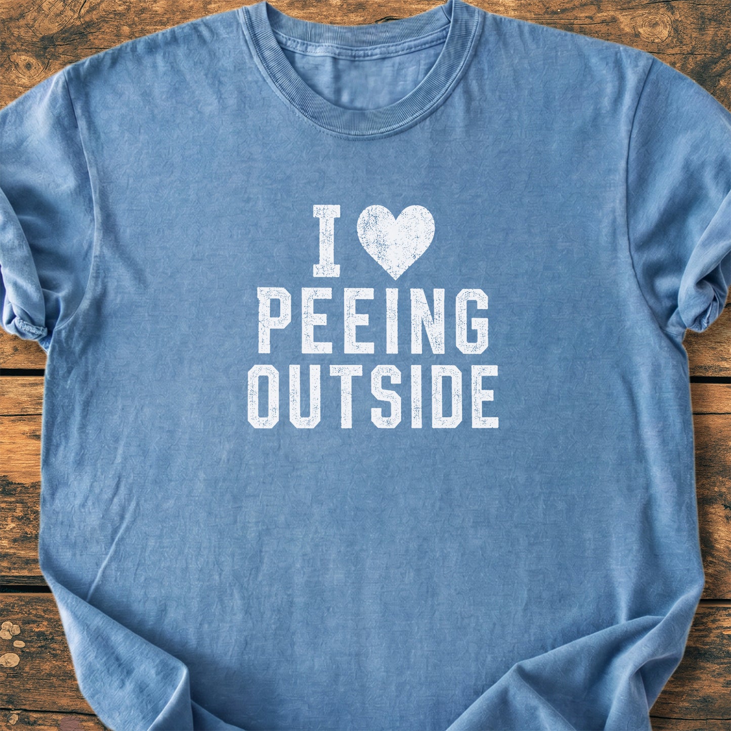 I Love Peeing Outside - Premium Vintage Tee