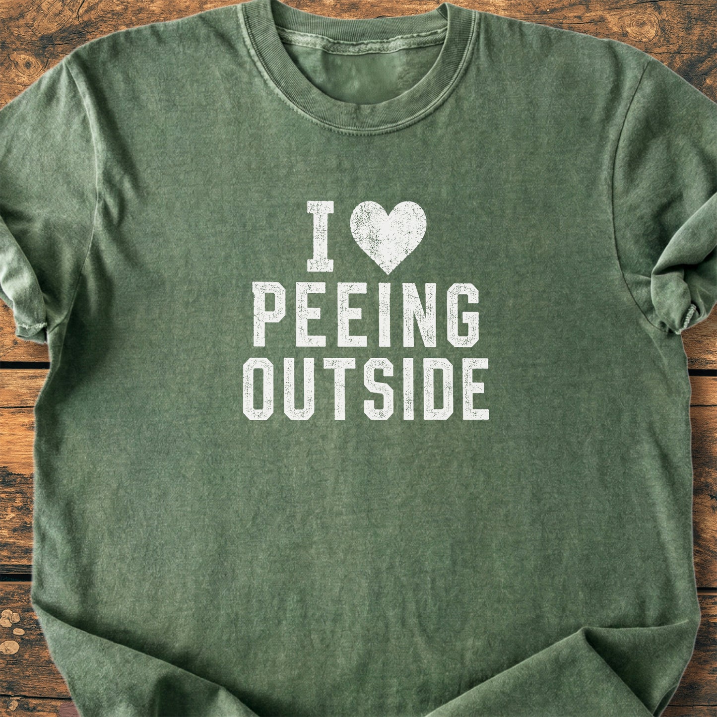 I Love Peeing Outside - Premium Vintage Tee