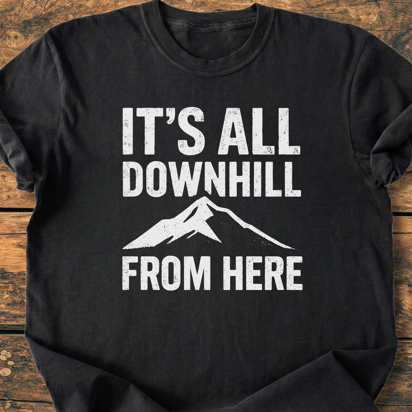 It's All Downhill - Premium Vintage Tee
