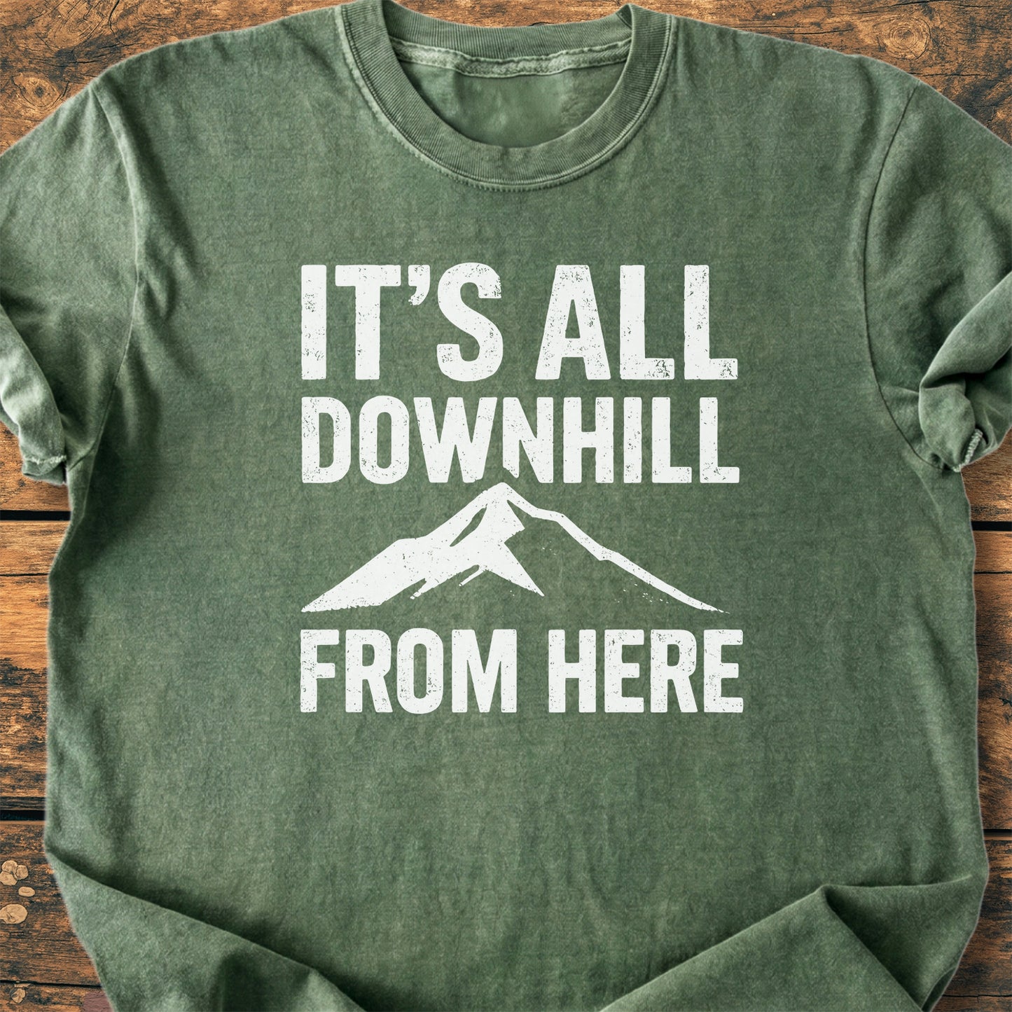 It's All Downhill - Premium Vintage Tee