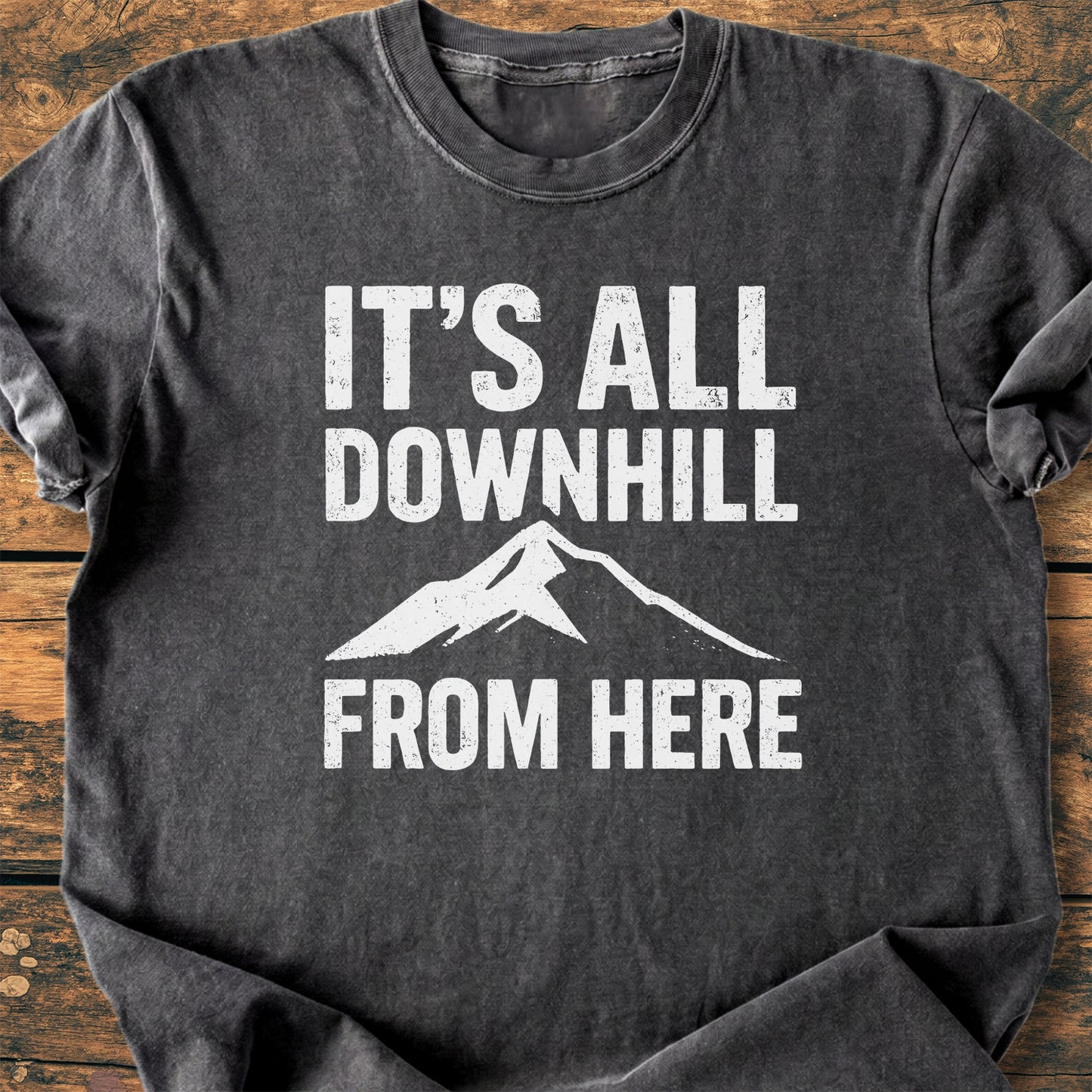 It's All Downhill - Premium Vintage Tee