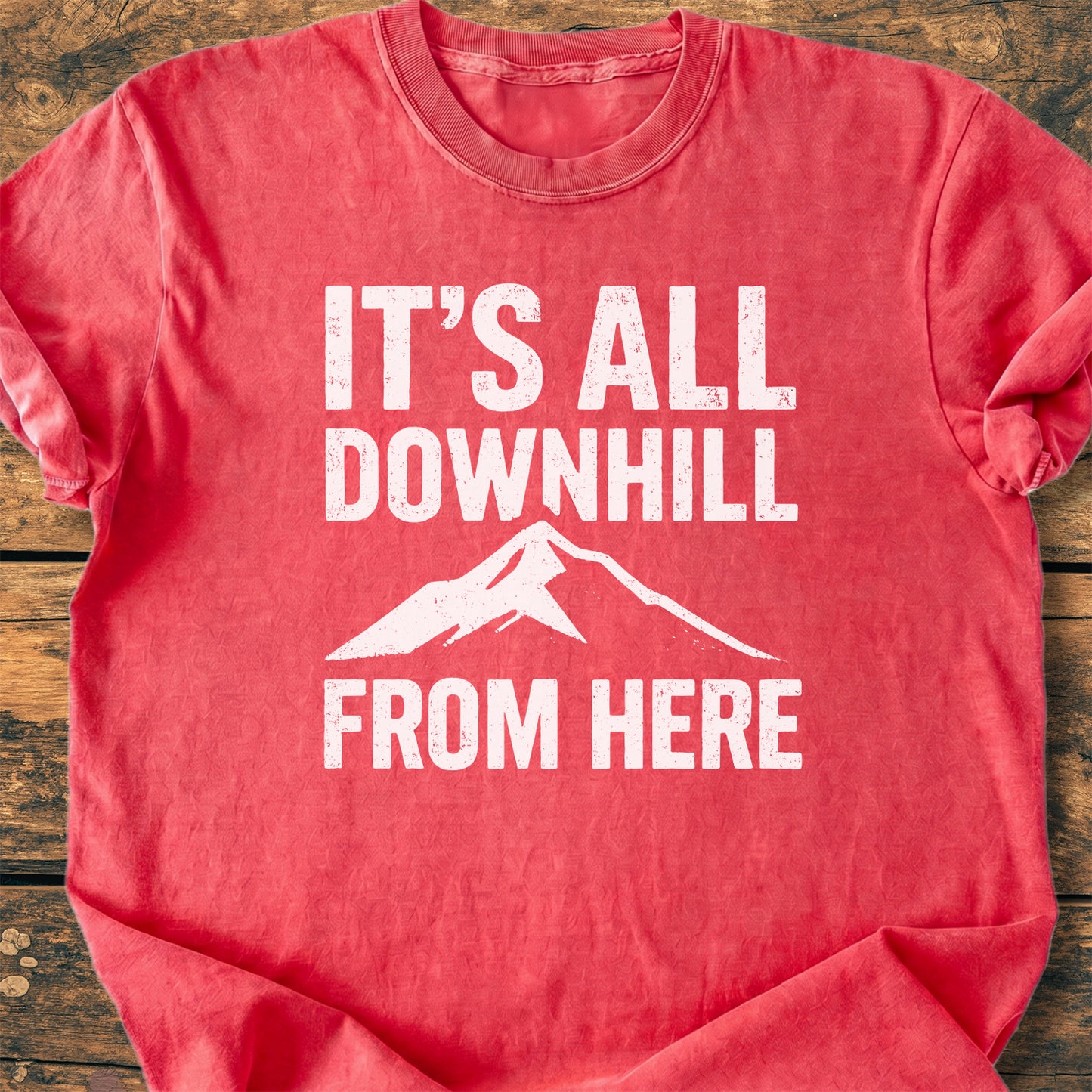 It's All Downhill - Premium Vintage Tee