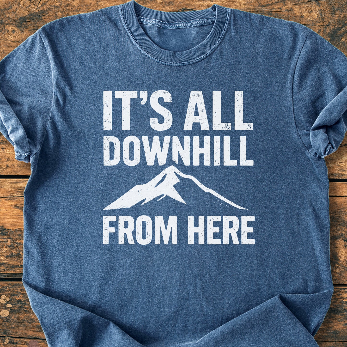 It's All Downhill - Premium Vintage Tee